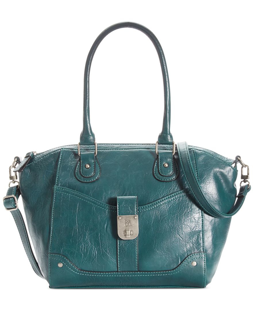 Style & co. Twistlock Satchel, Only At Macy&#39;s in Multicolor | Lyst