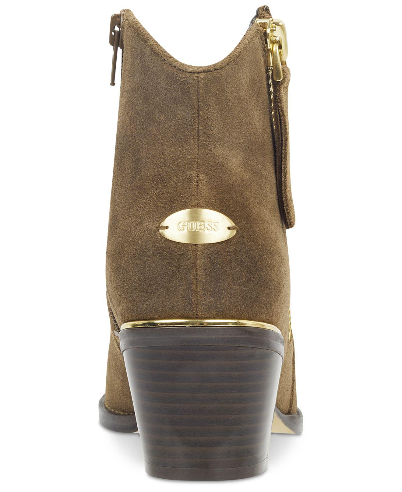 guess women's nalony western booties