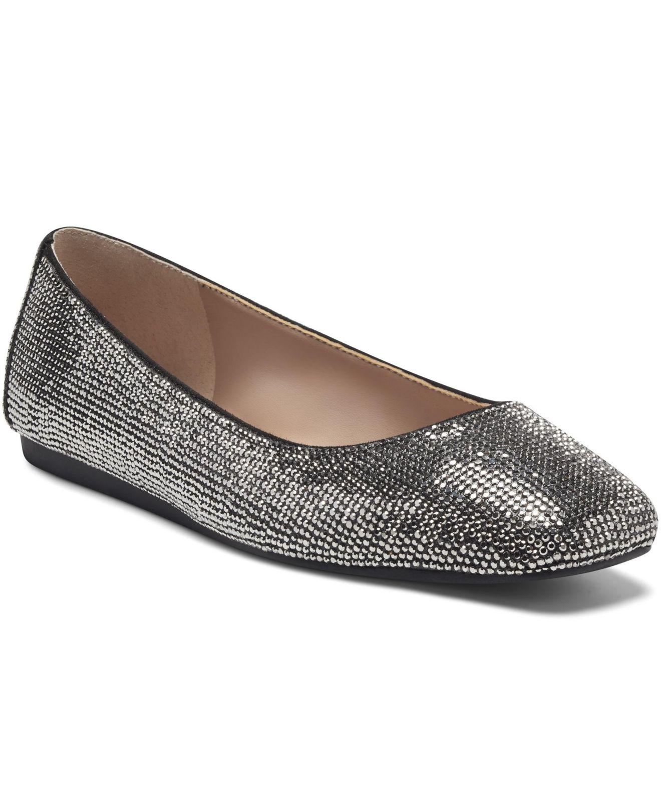 INC International Concepts Juney Rhinestone Flats, Created For Macy's in Black Lyst