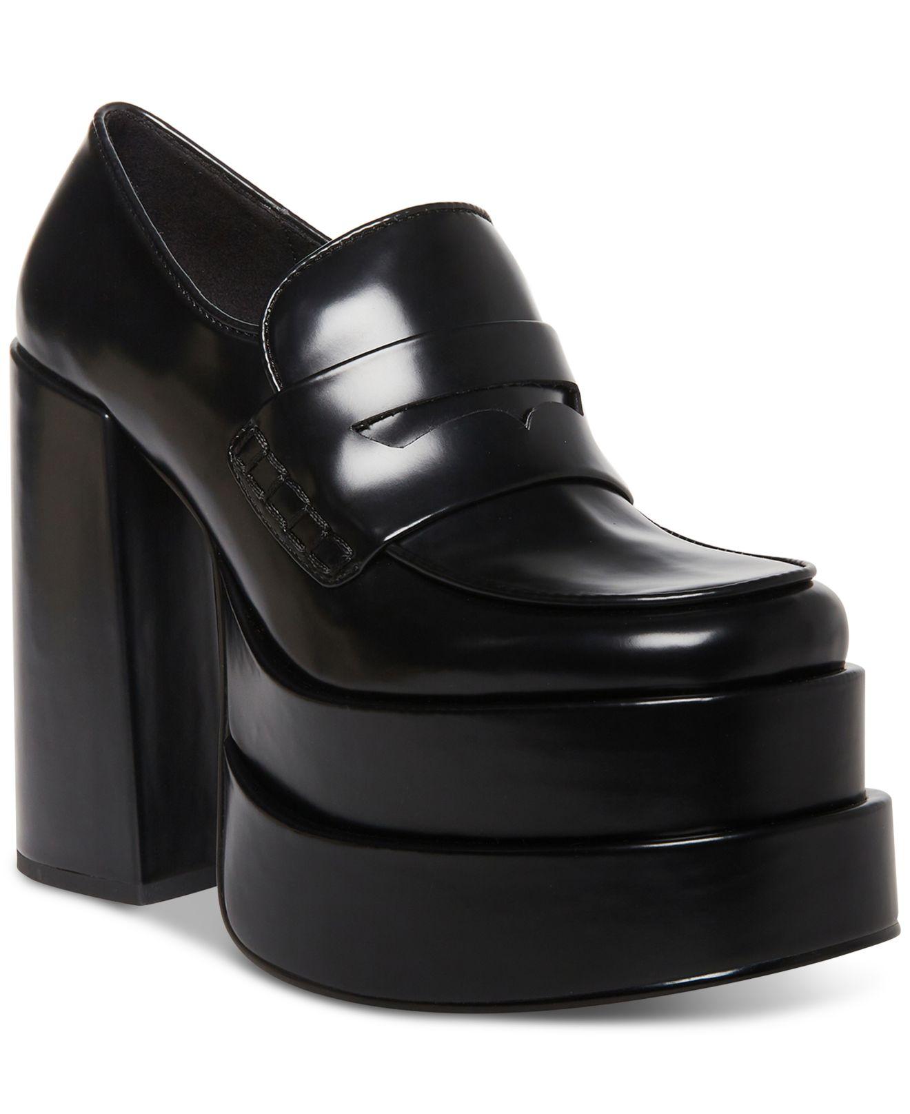 Steve Madden Catelyn Mega Platform Oxford Pumps in Black Lyst Canada