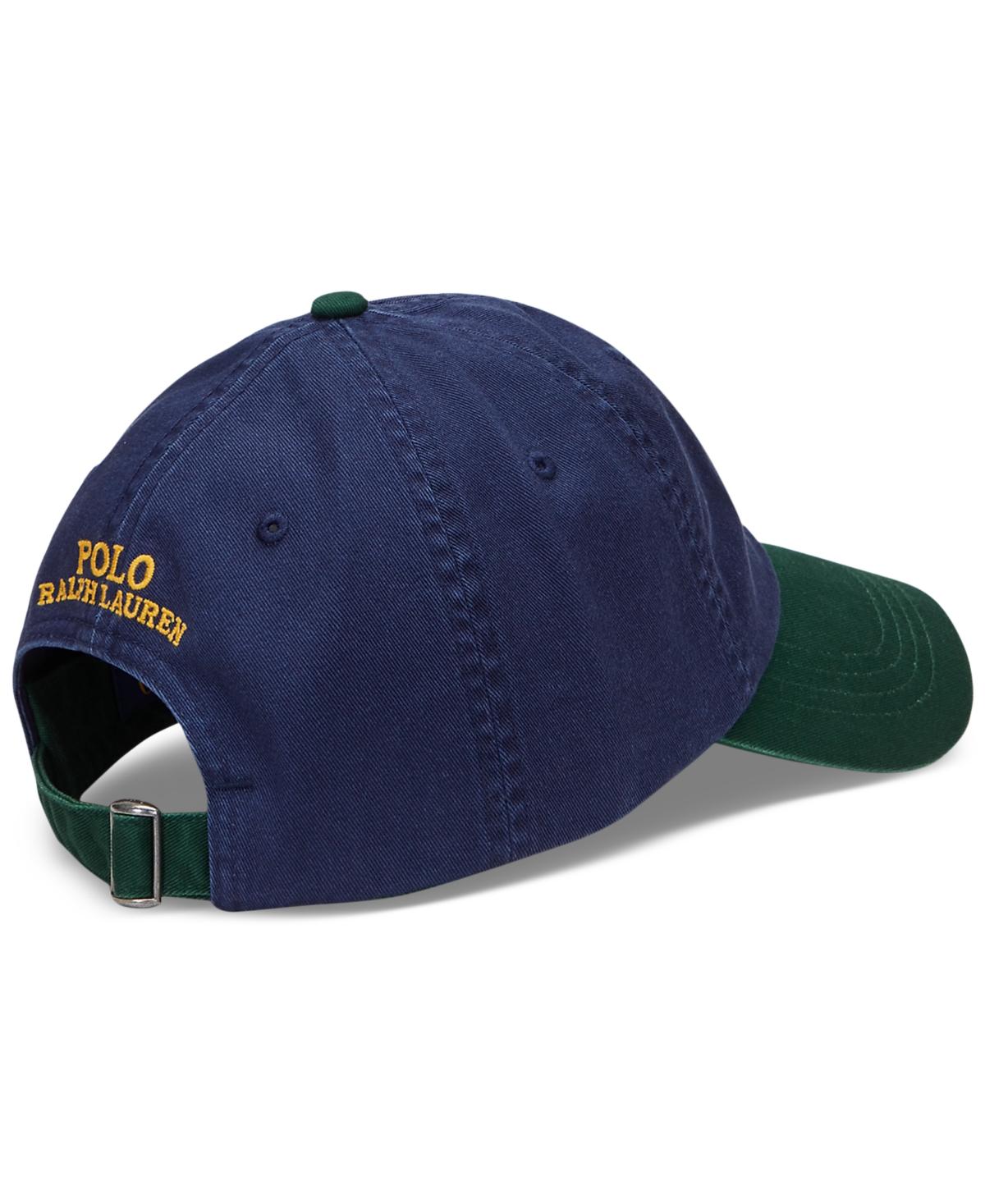 Polo Ralph Lauren Two-tone Crest Twill Ball Cap in Blue for Men | Lyst