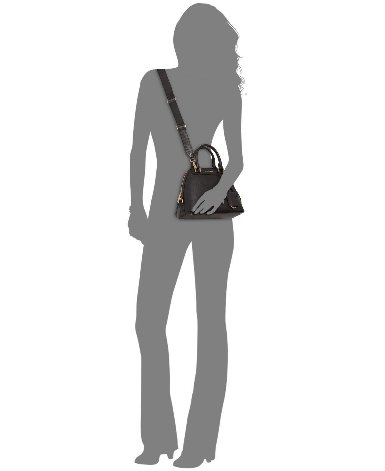 calvin klein clara satchel