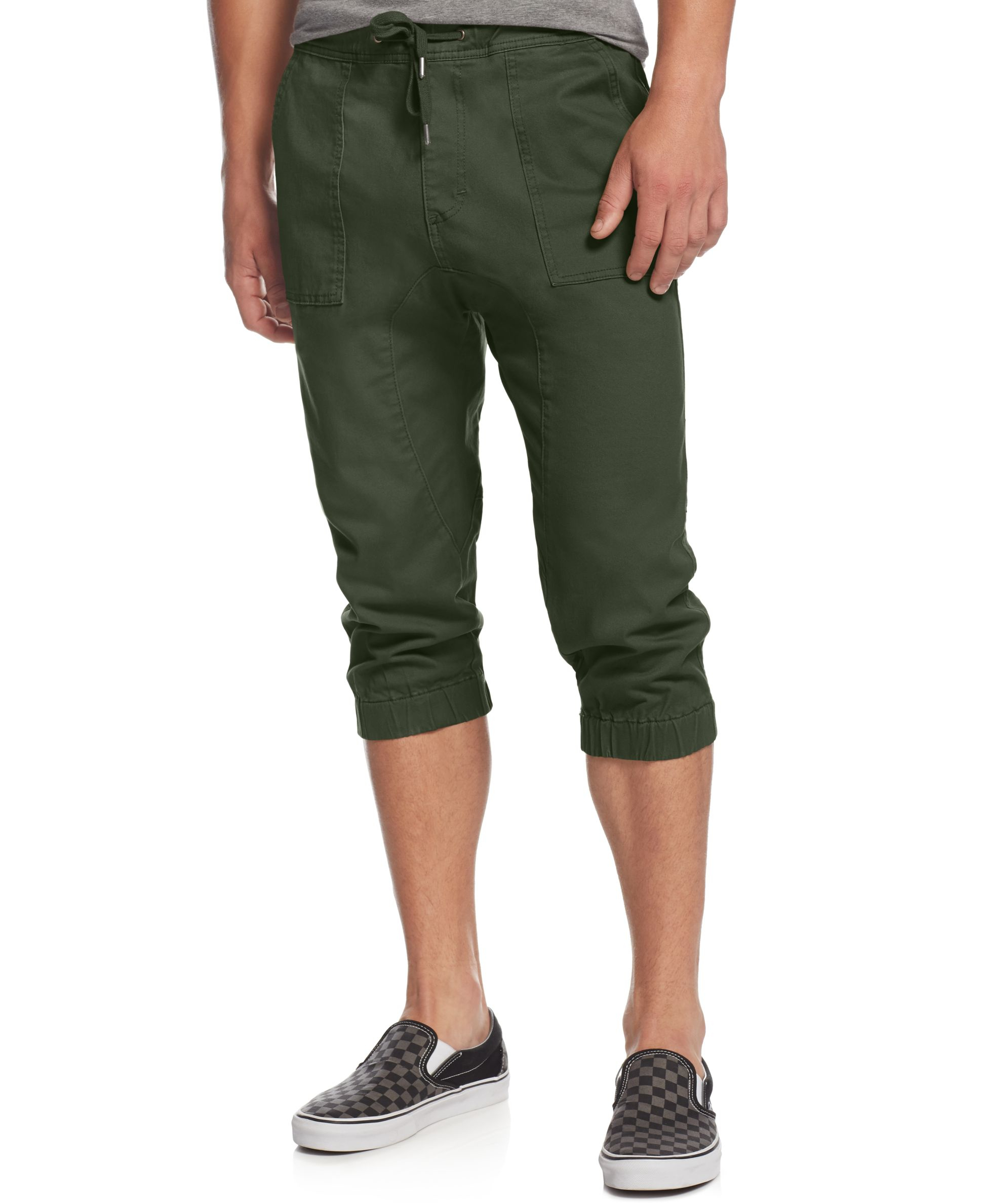 Lyst - American Rag Men's Cropped Jogger Pants in Green for Men