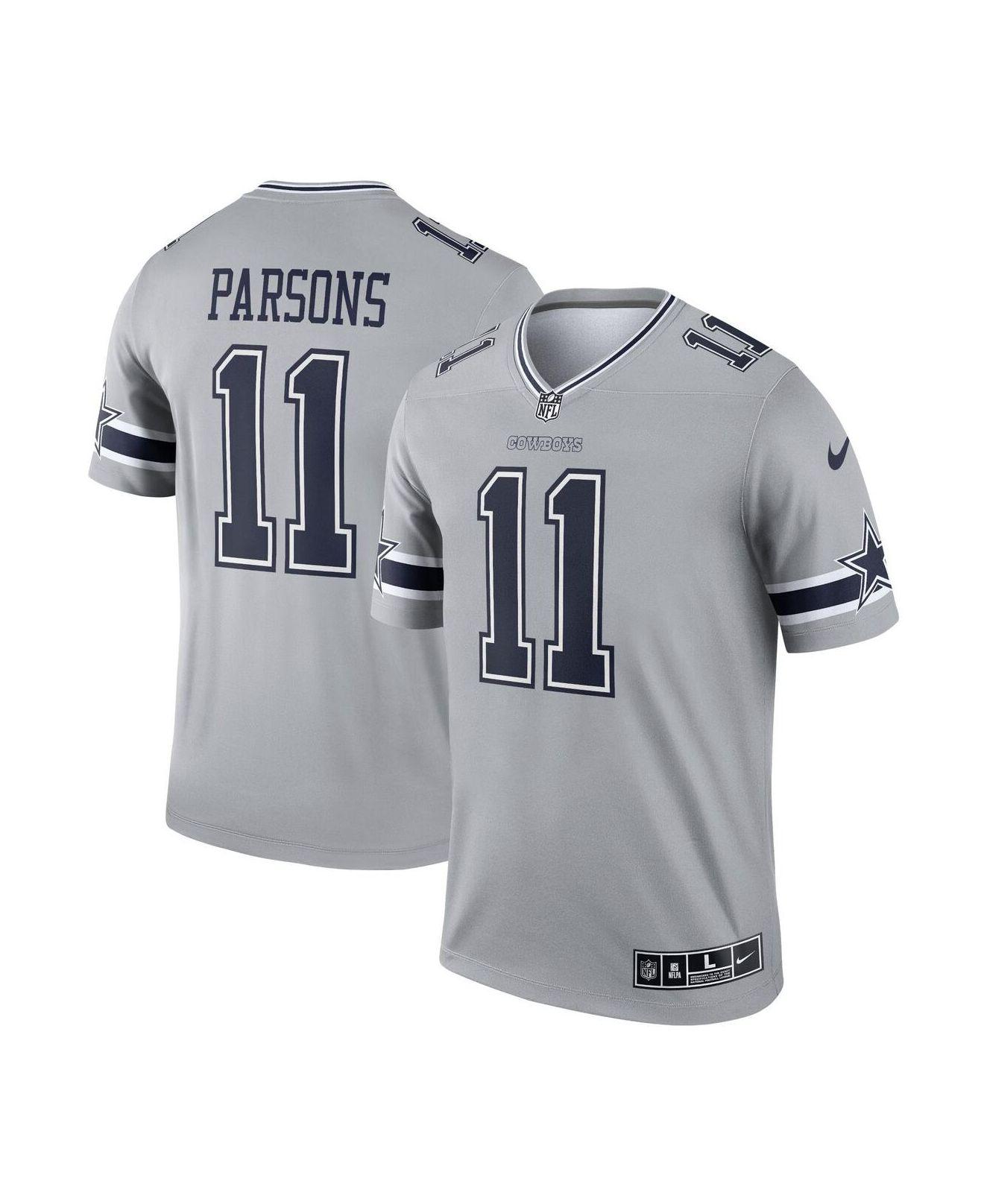 Nike Micah Parsons Gray Dallas Cowboys Inverted Legend Player Jersey