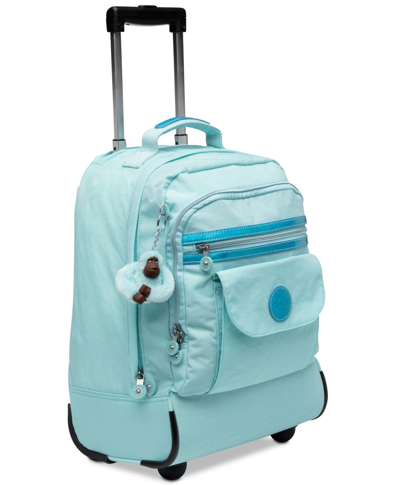 Kipling Synthetic Luggage Sanaa Wheeled Backpack in Blue - Lyst
