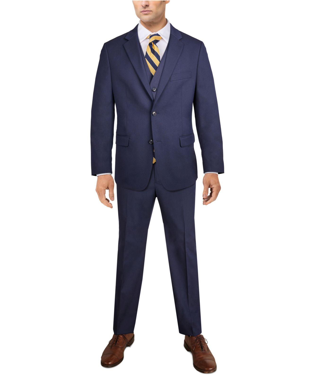 Alfani Classicfit Stretch Solid Suit Separates, Created For Macy's in Blue for Men Lyst