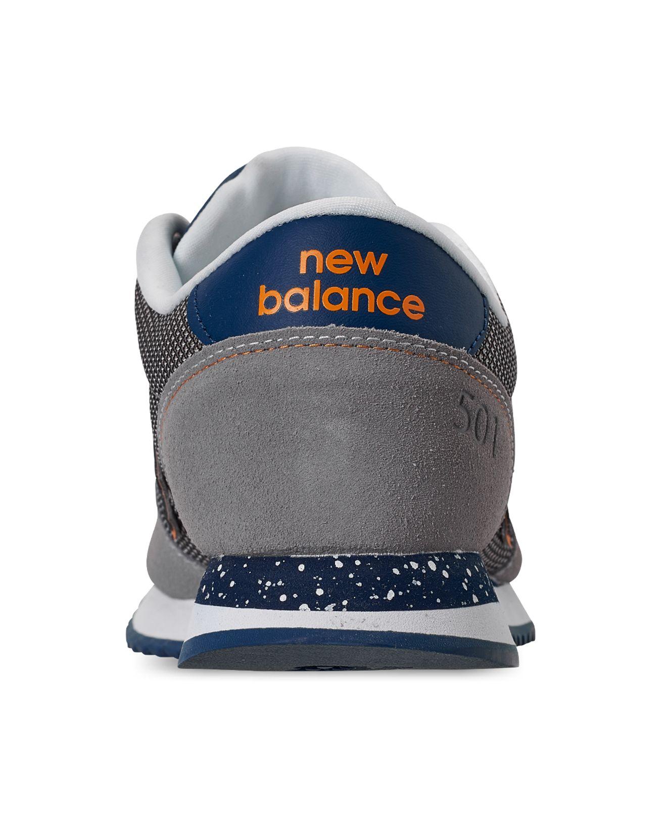 new balance 501 grey orange
