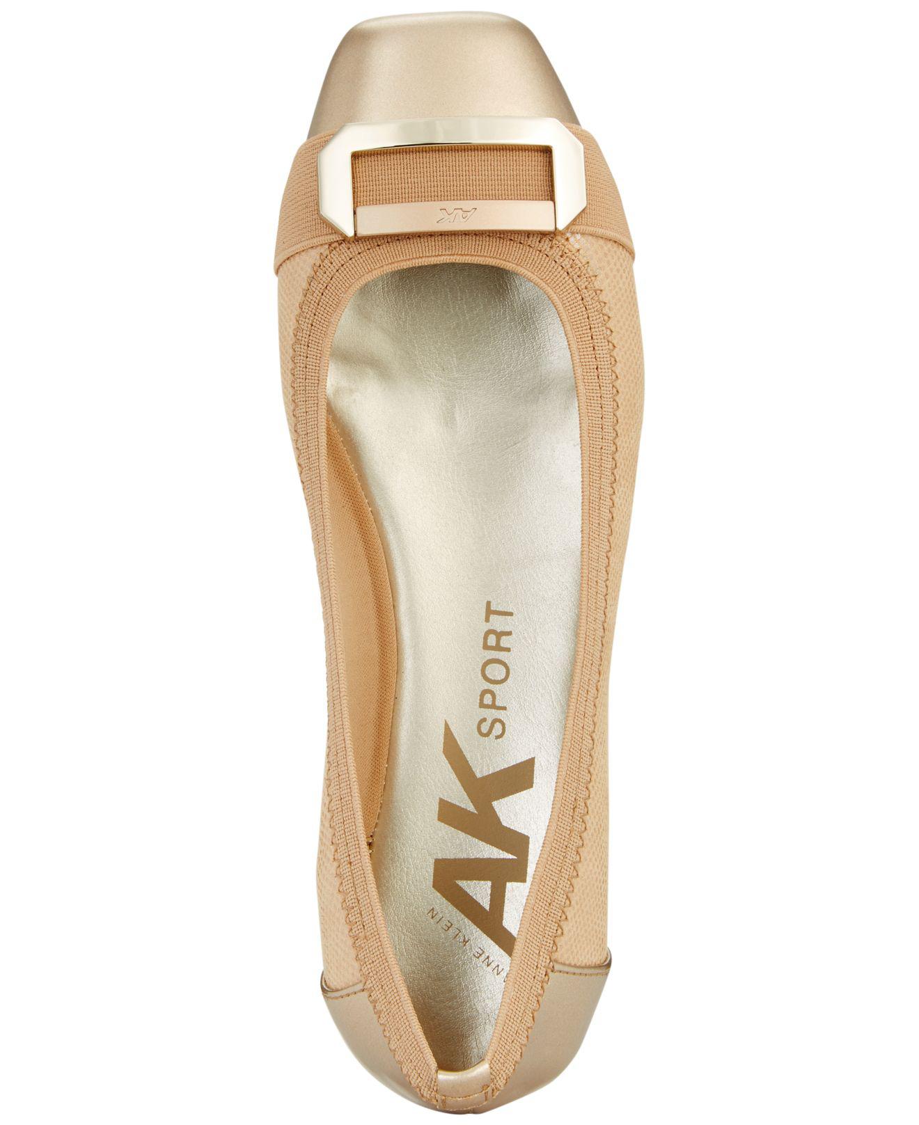 anne klein sport leopard flats
