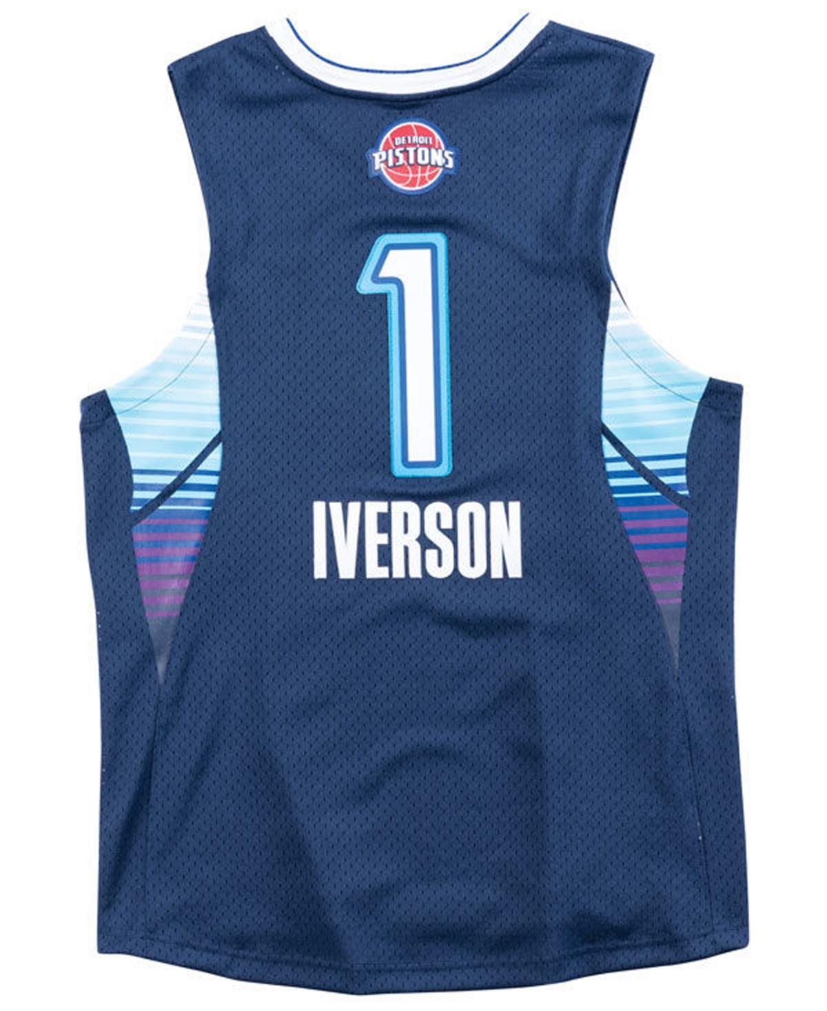 NBA All Star 2003 IVERSON 3 Basketball Jersey, Men's Fashion