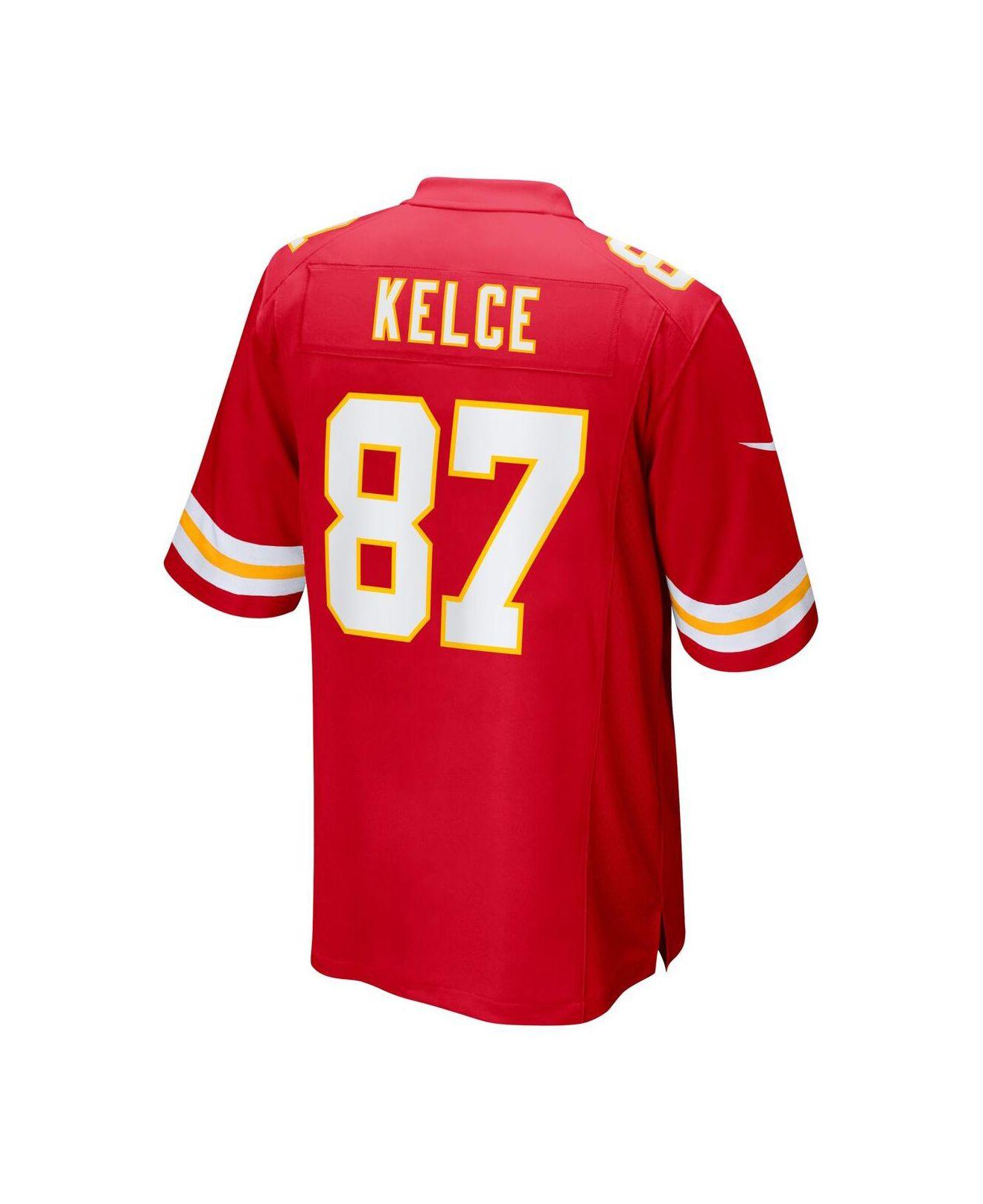 TRAVIS KELCE KANSAS CITY CHIEFS RED JERSEY SHIRT JERSEY NEW MENS