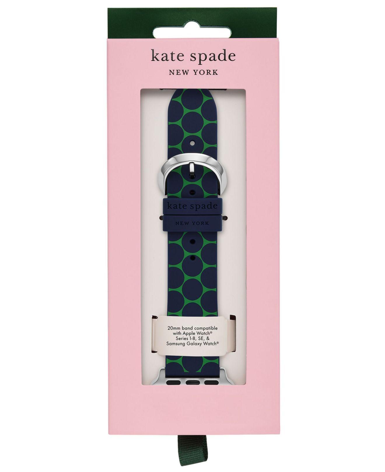 Kate Spade Dot Silicone Strap For Apple Watch® in Blue | Lyst