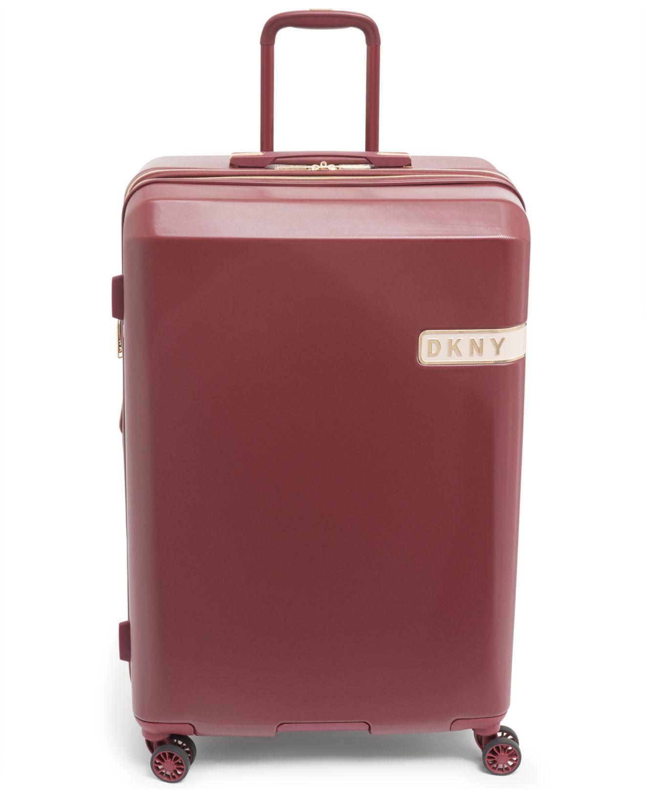 DKNY Rapture 28" Hardside Spinner Suitcase in Red Lyst