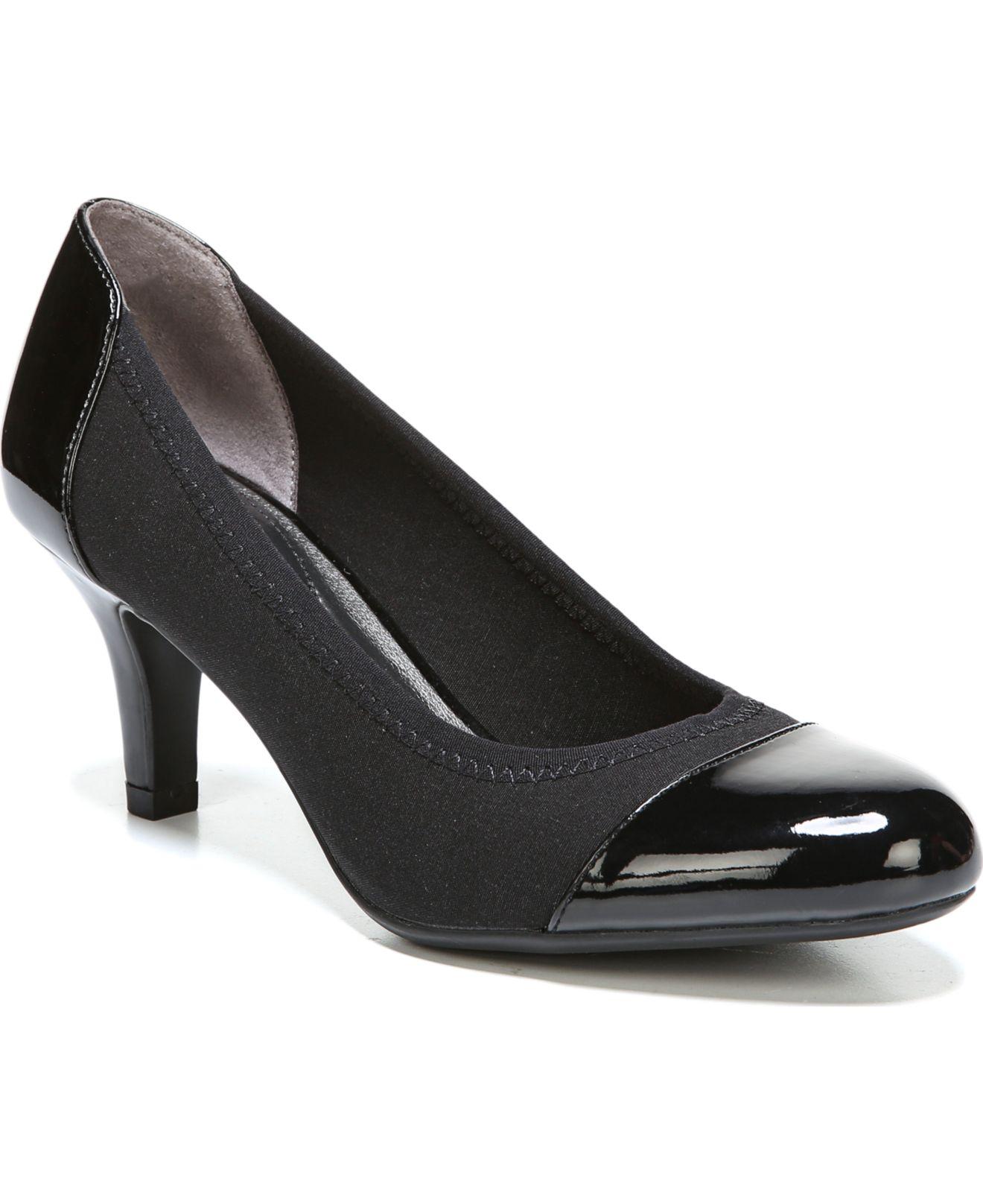LifeStride Parigi Stretch Pumps in Black Lyst