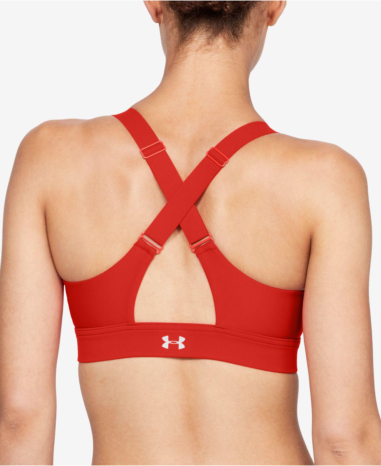 under armour women's vanish high zip sports bra