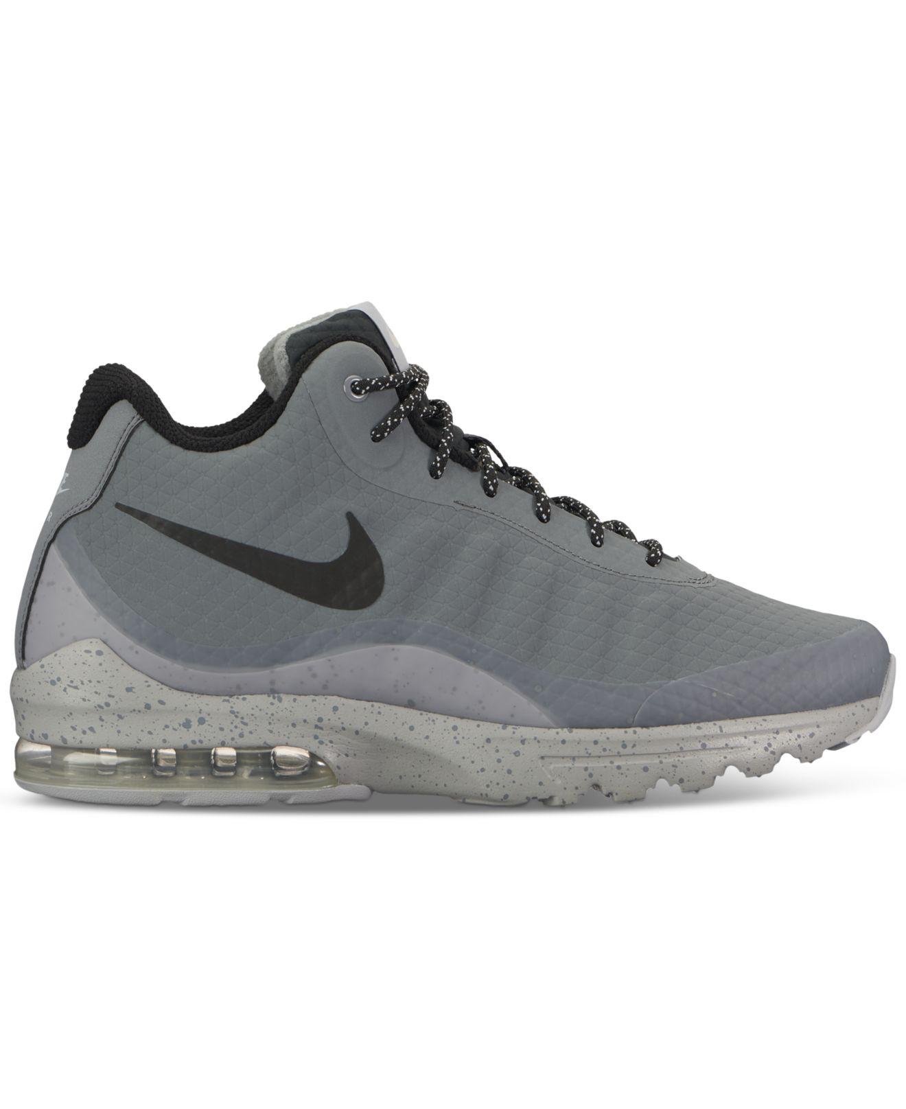 men's nike air max invigor mid high top athletic sneakers