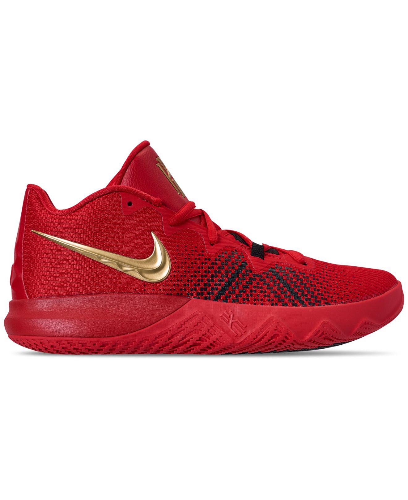 Nike Leather Kyrie Flytrap in Red for 