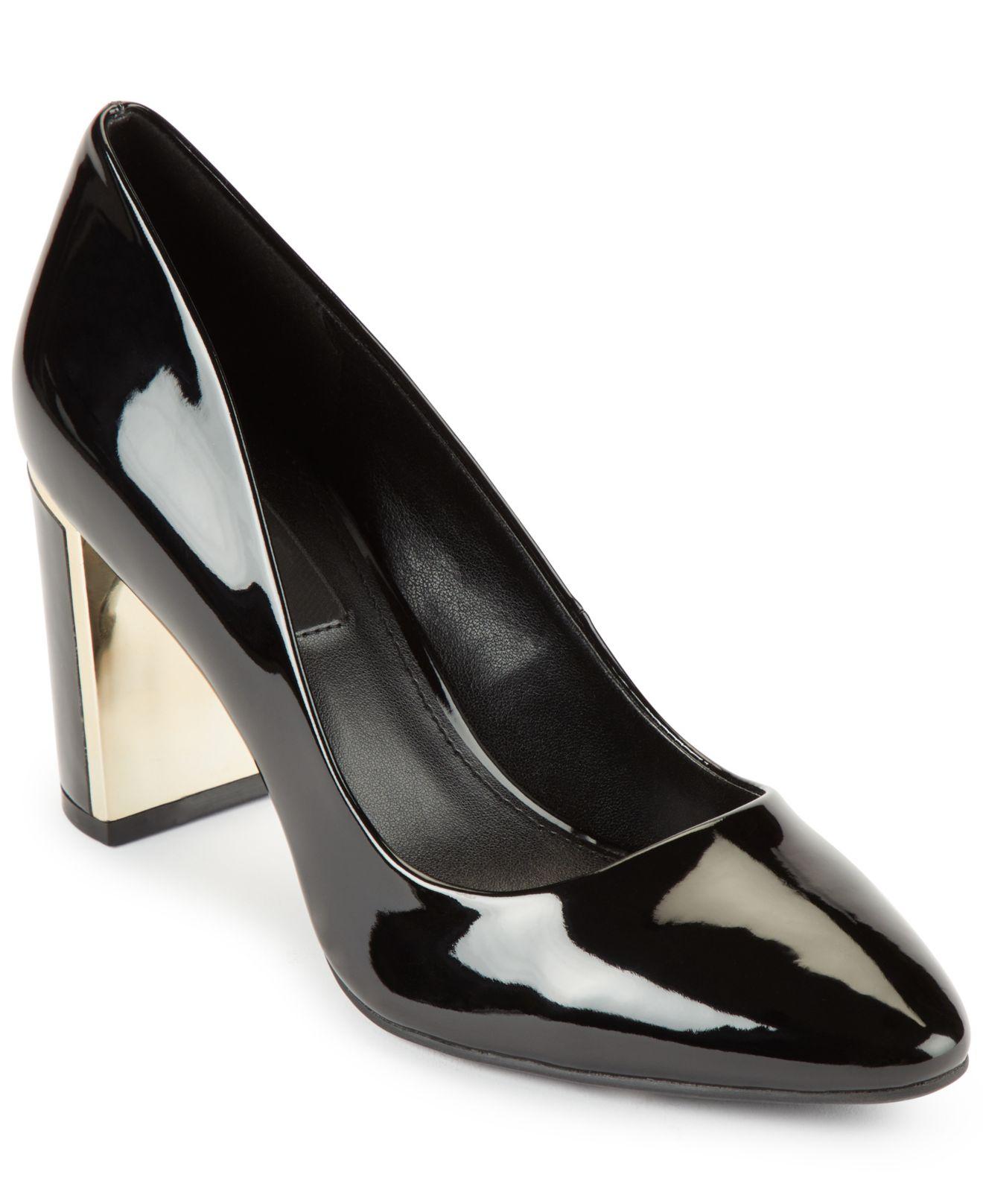 dkny black pumps