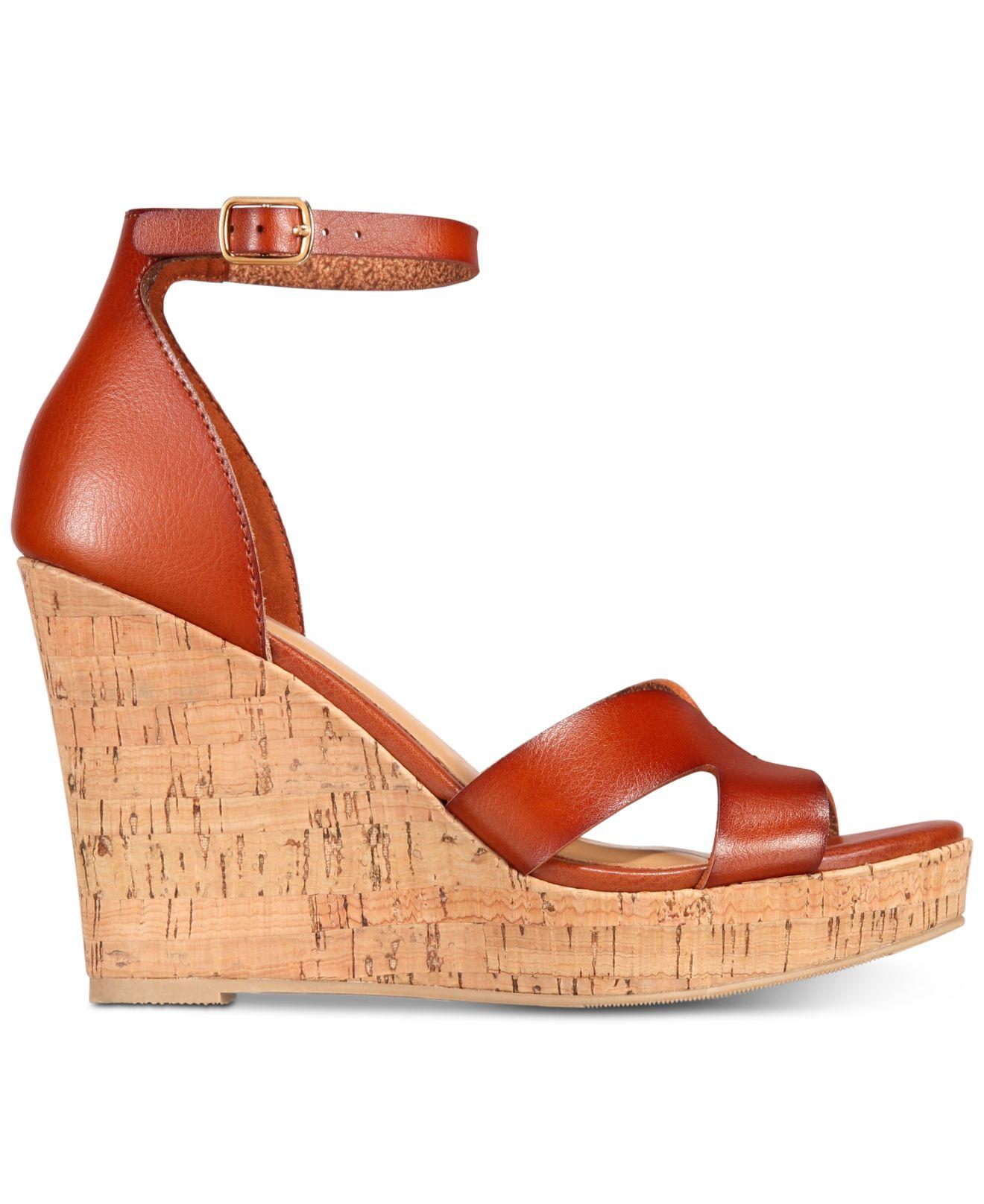 material girl wedge sandals