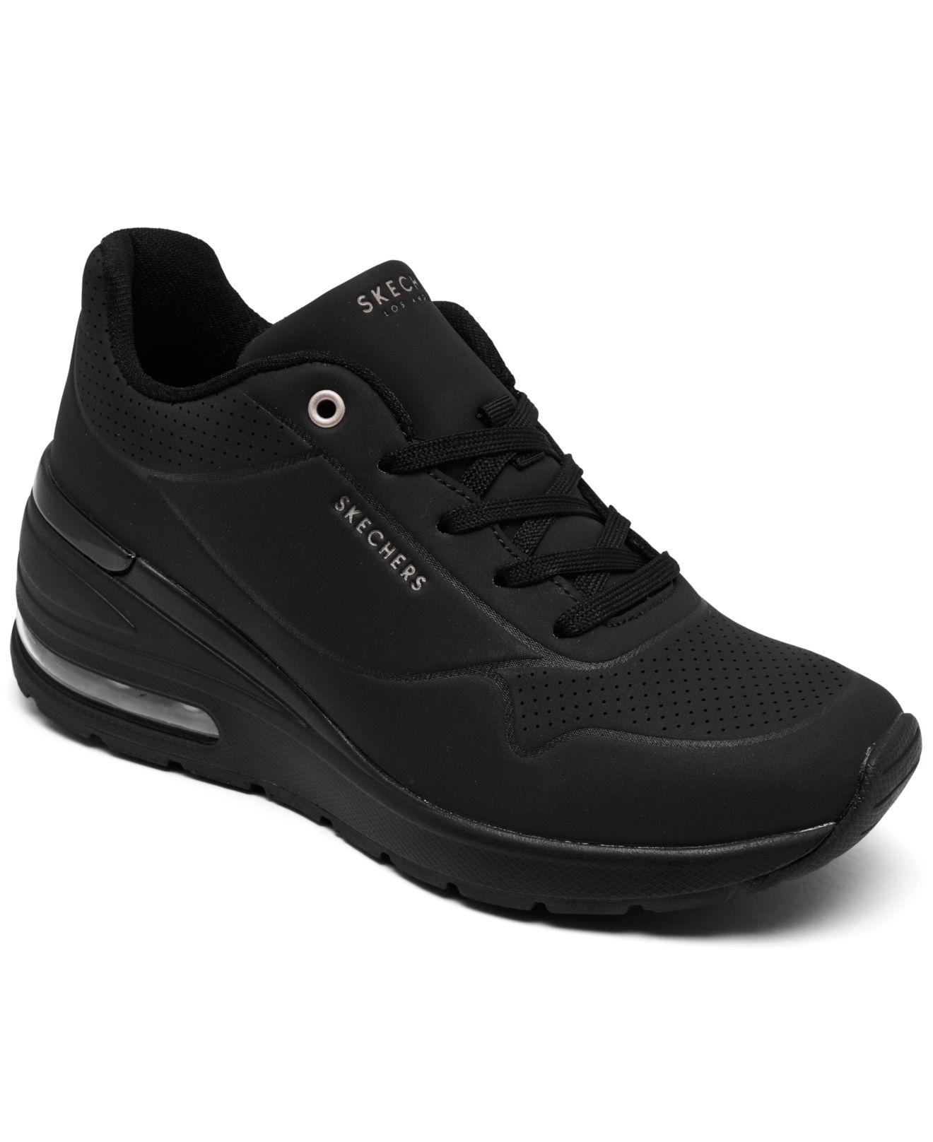 Skechers Million Air Elevated Air Wedge Casual Sneakers From Finish