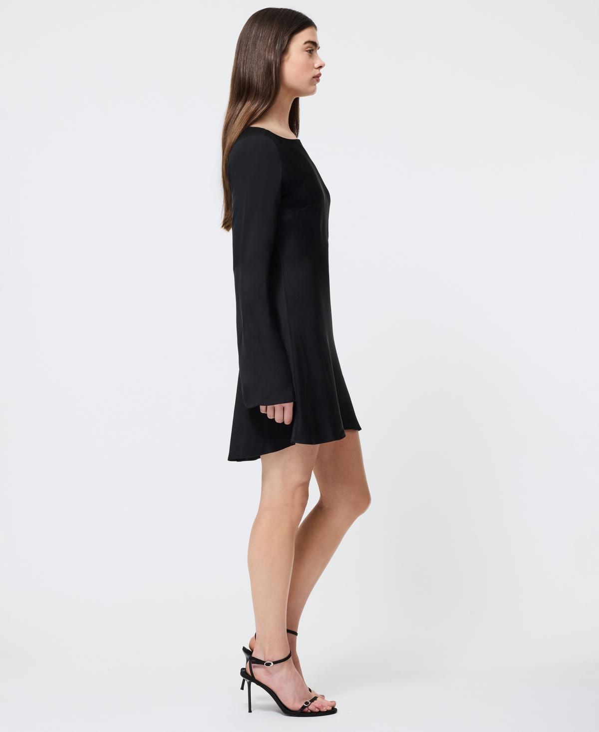 chinese dress ladies FRENCH CONNECTION Whisper Long Sleeve Dress MSRP $148  DGFOutlet