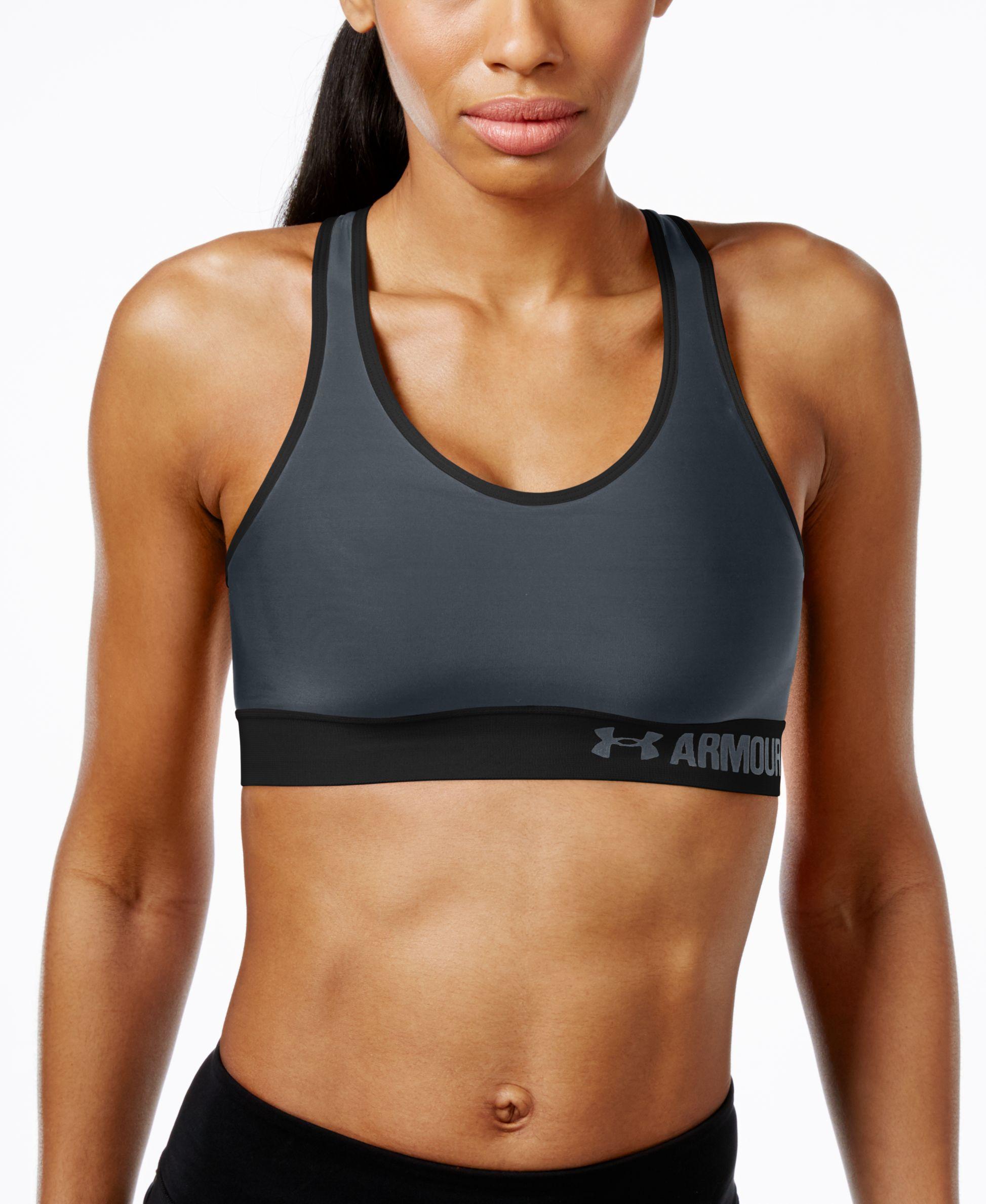Lyst - Under Armour Heatgear Mid-impact Compression Sports ...