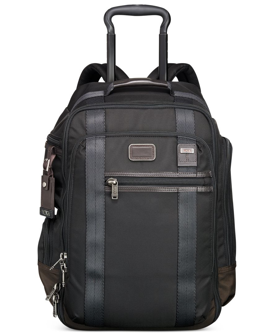 Tumi Alpha Bravo Peterson 21" Rolling Backpack in Brown for Men Lyst