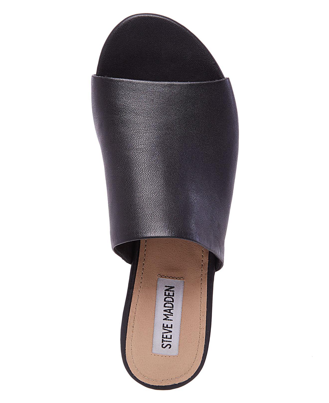 black slide in heels