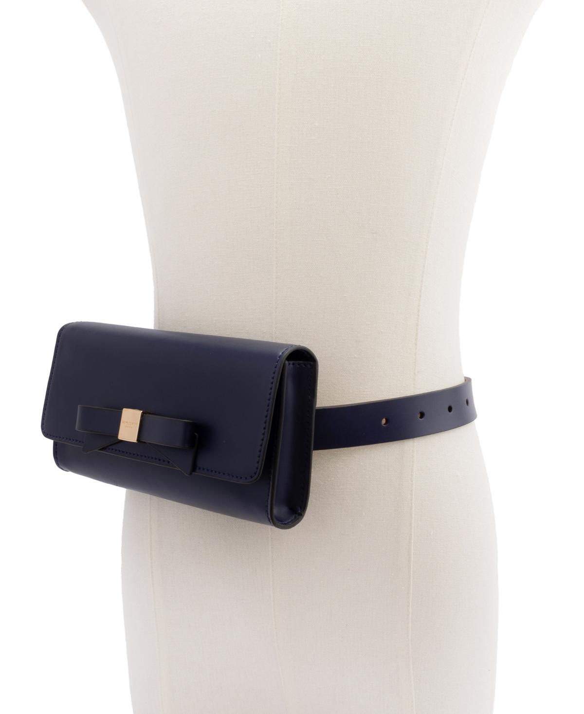 KATE SPADE BOW FRONT BELT FAUX LEATHER BLUE SIZE MEDIUM NWT 61PpMi5VqtL._AC_SY350_QL65_.jpg main image 2