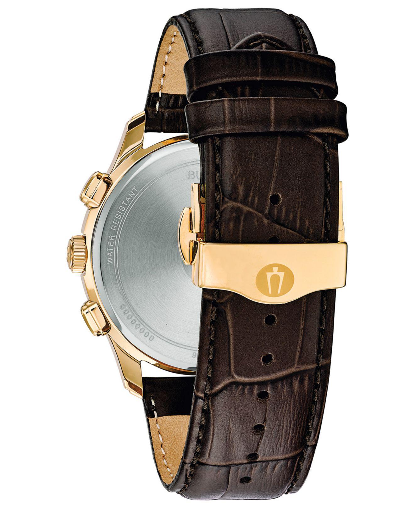 bulova brown strap