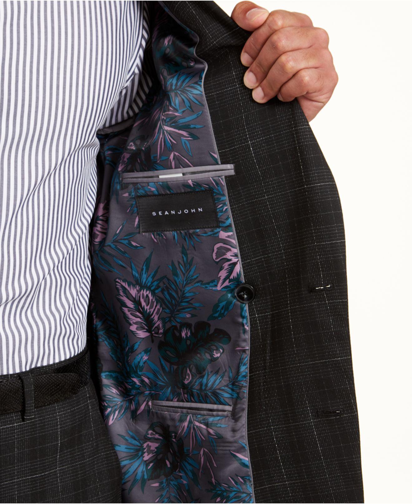 sean john double breasted suit