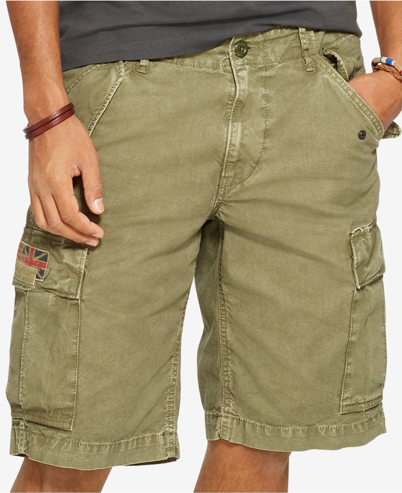Denim & supply ralph lauren Men's Canvas Cargo Shorts in Green for Men (Rustic Sage) - Save 38%