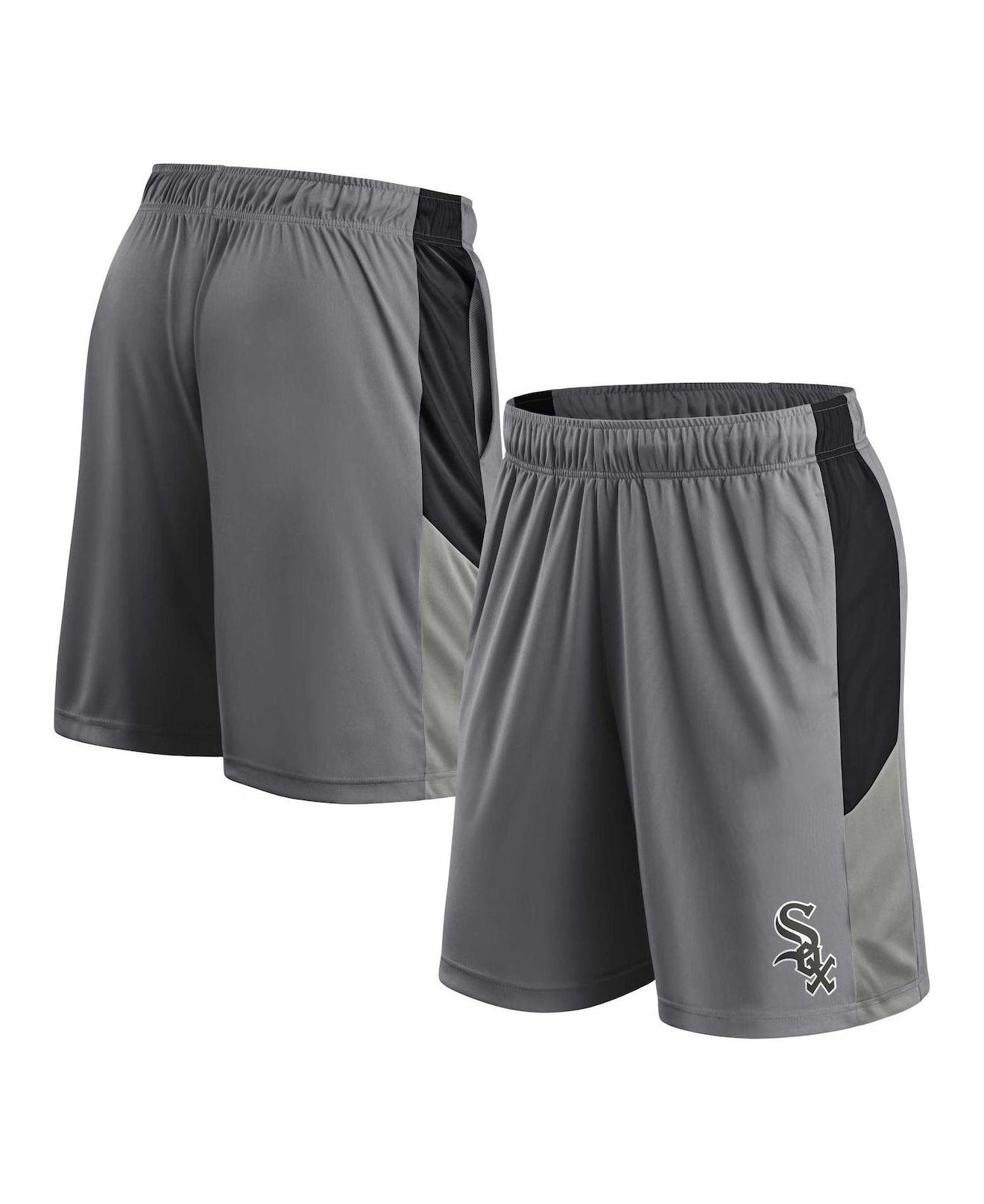 Profile Gray, Black Chicago White Sox Big And Tall Team Shorts for