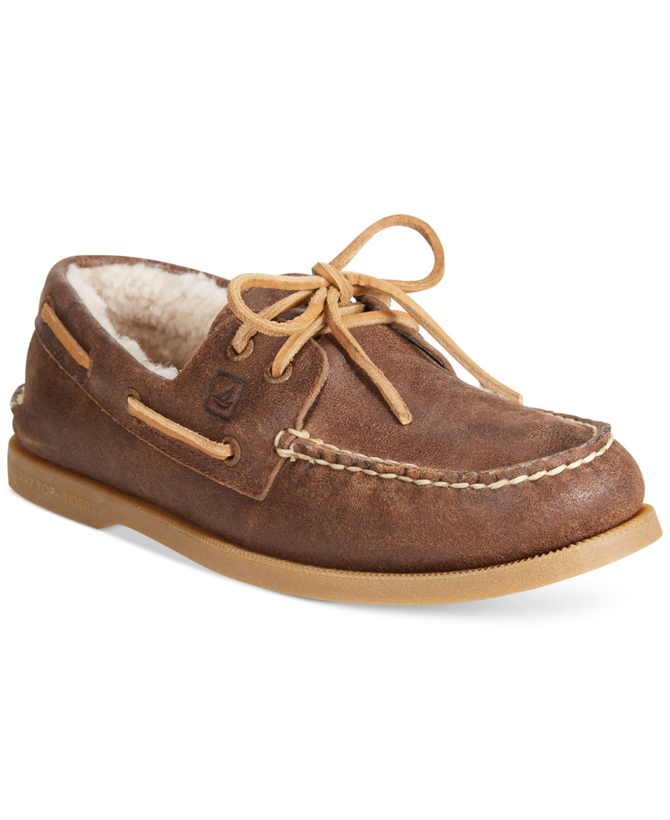 sperry men's winter boat shoe