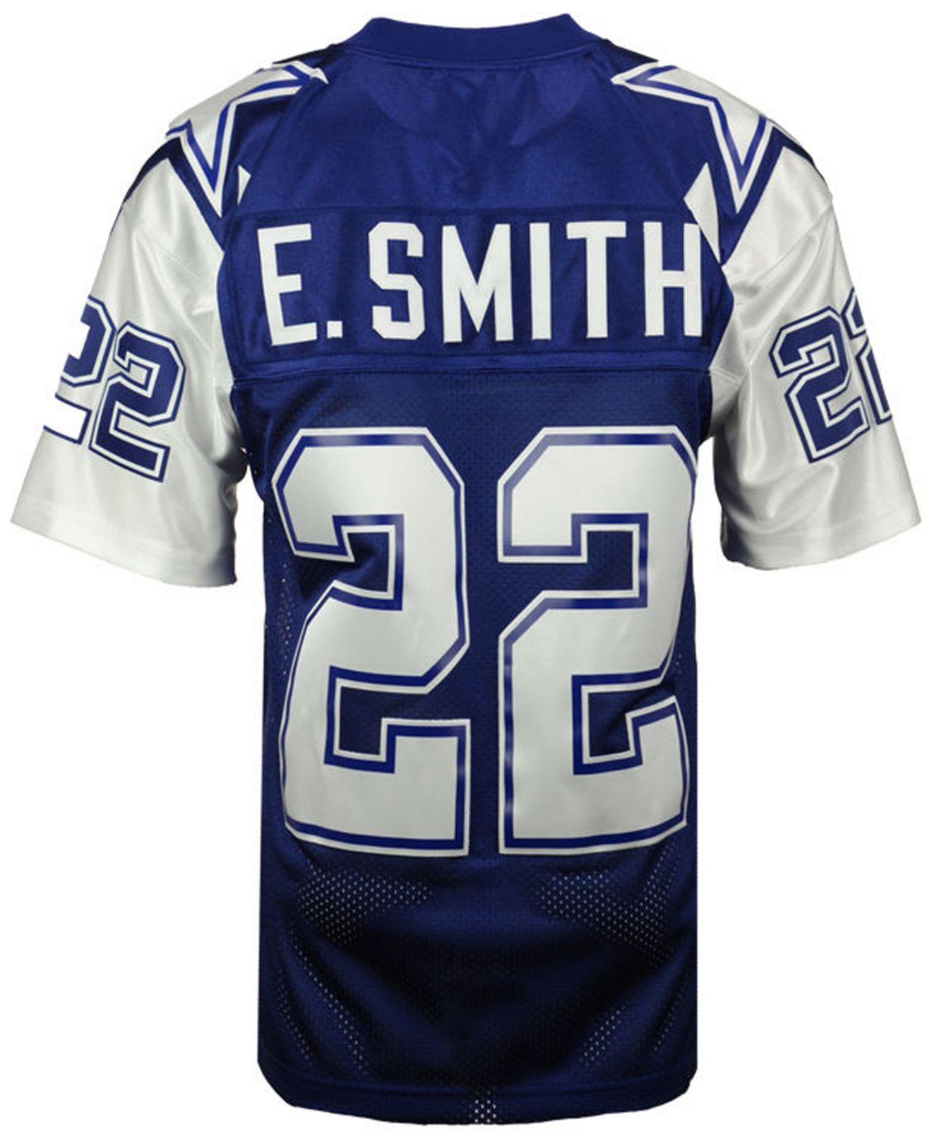 Mitchell Ness Synthetic Emmitt Smith Dallas Cowboys Authentic 