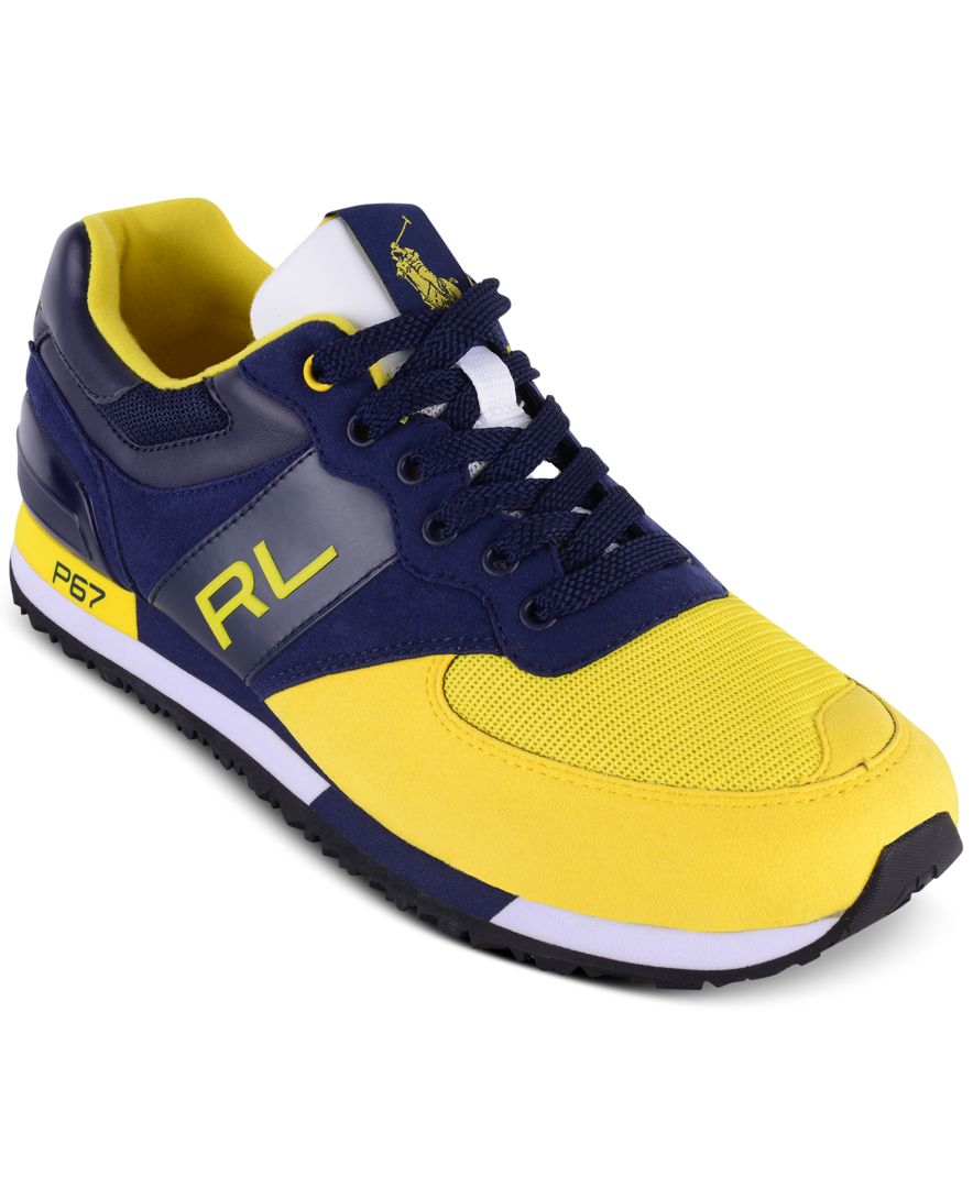 Polo Ralph Lauren Men's Slaton Rl Sneakers in Blue for Men | Lyst