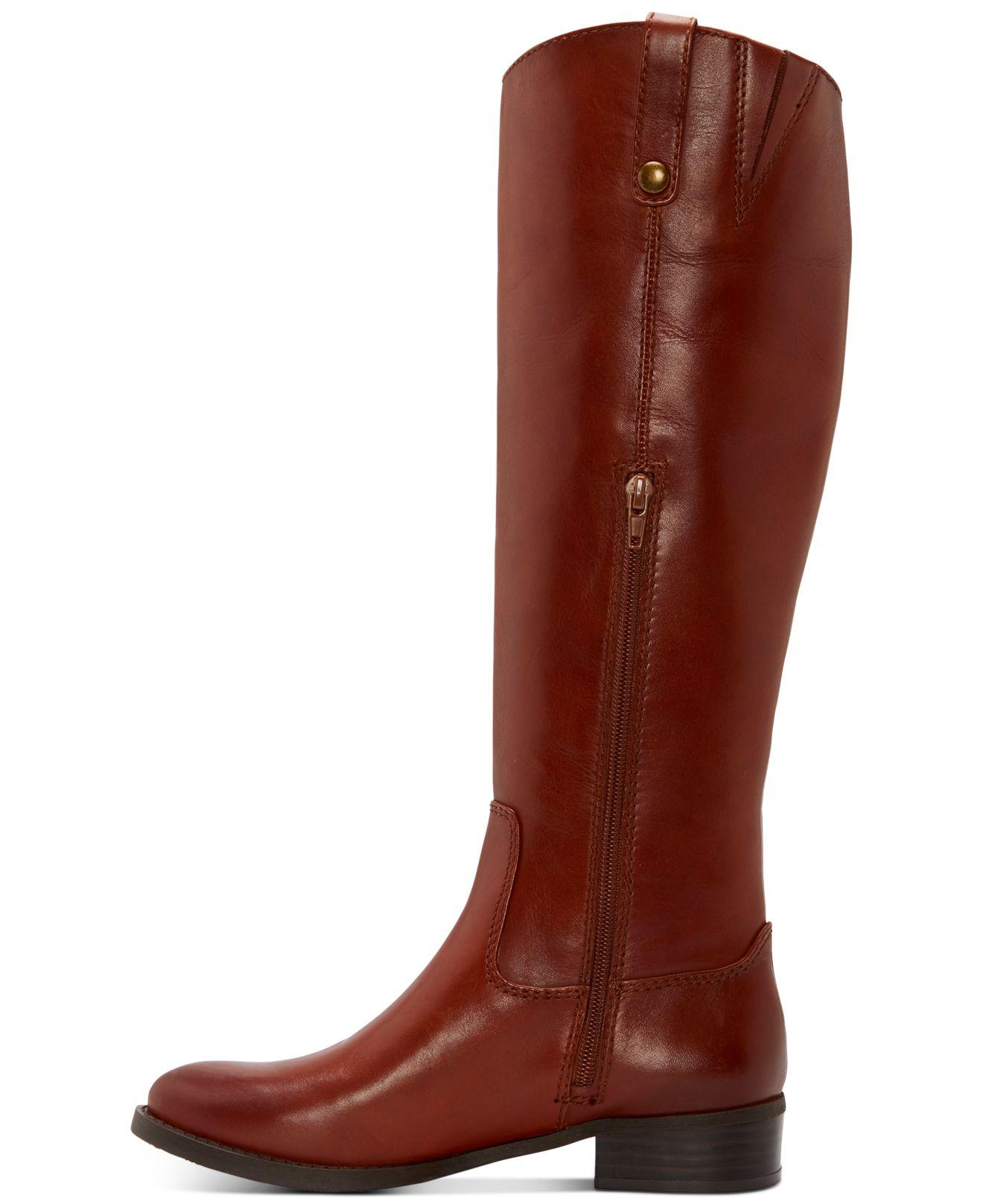 inc fawne wide calf riding boots
