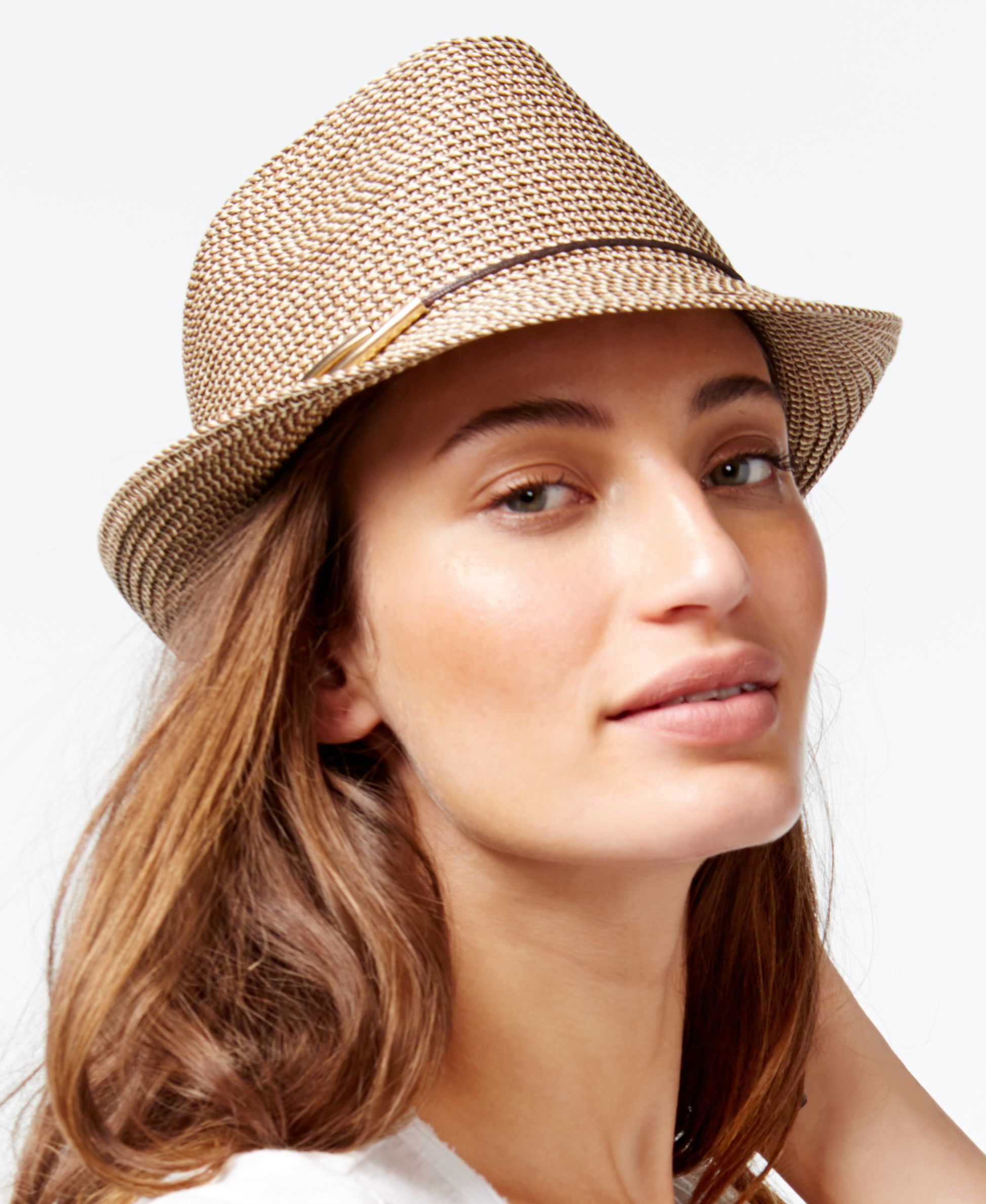 nine west fedora hats