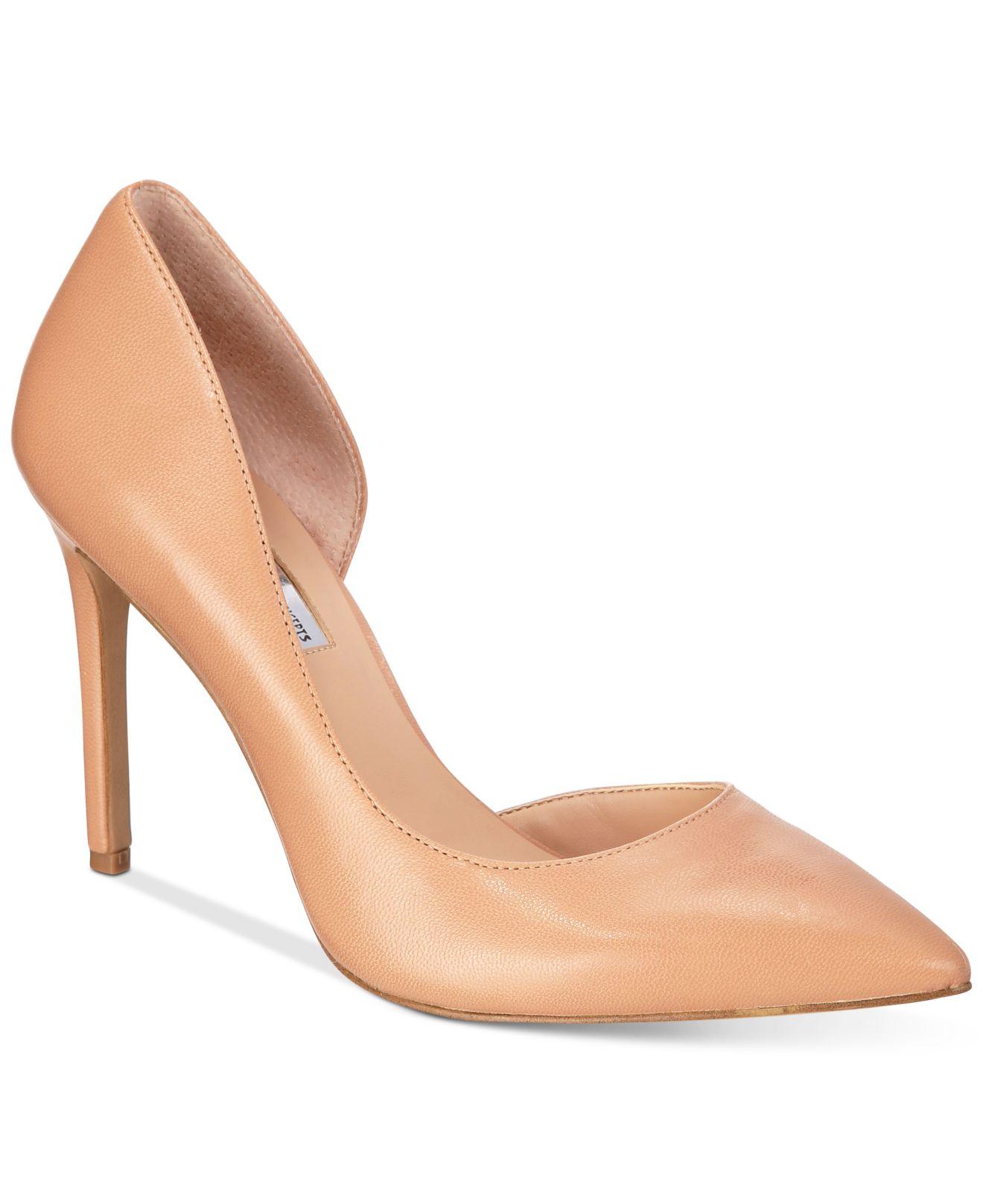 INC International Concepts Denim Women's Kenjay D'orsay Pumps in Brown