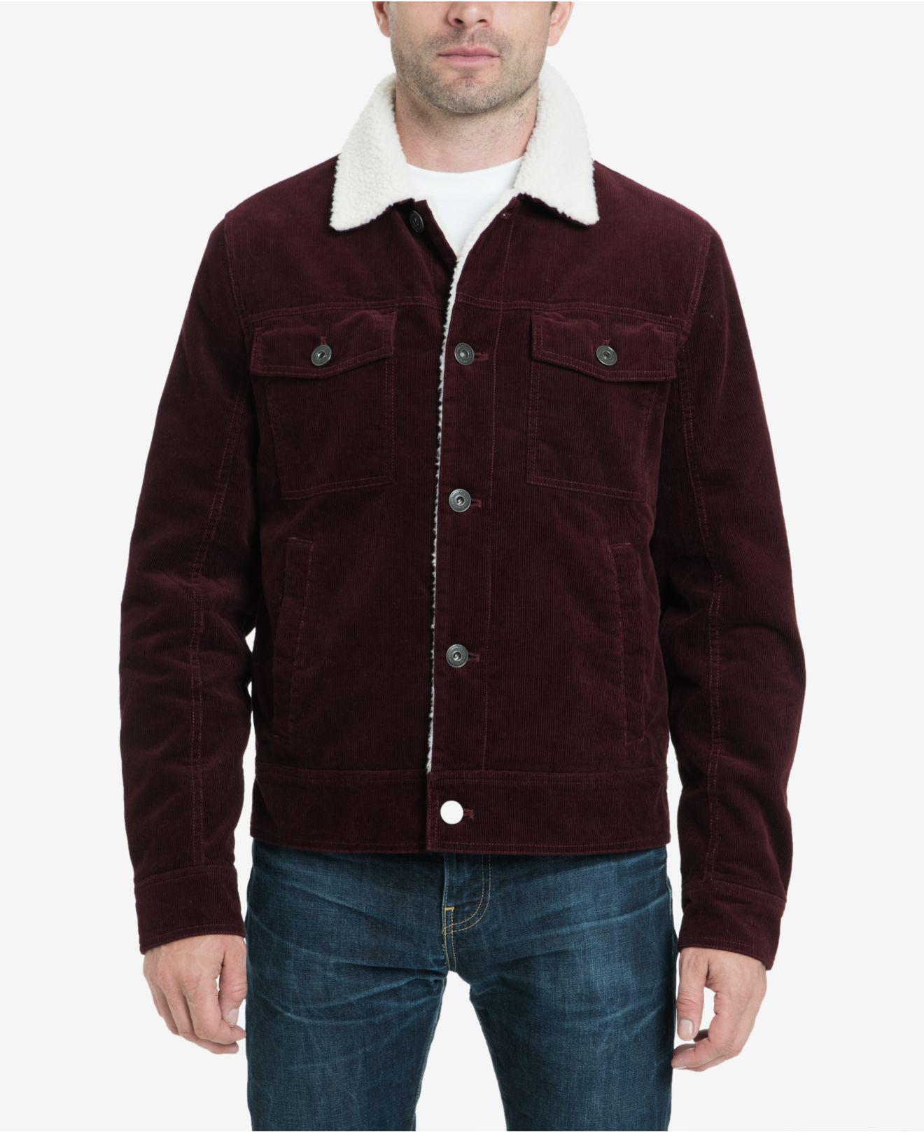 lucky brand sherpa trucker jacket