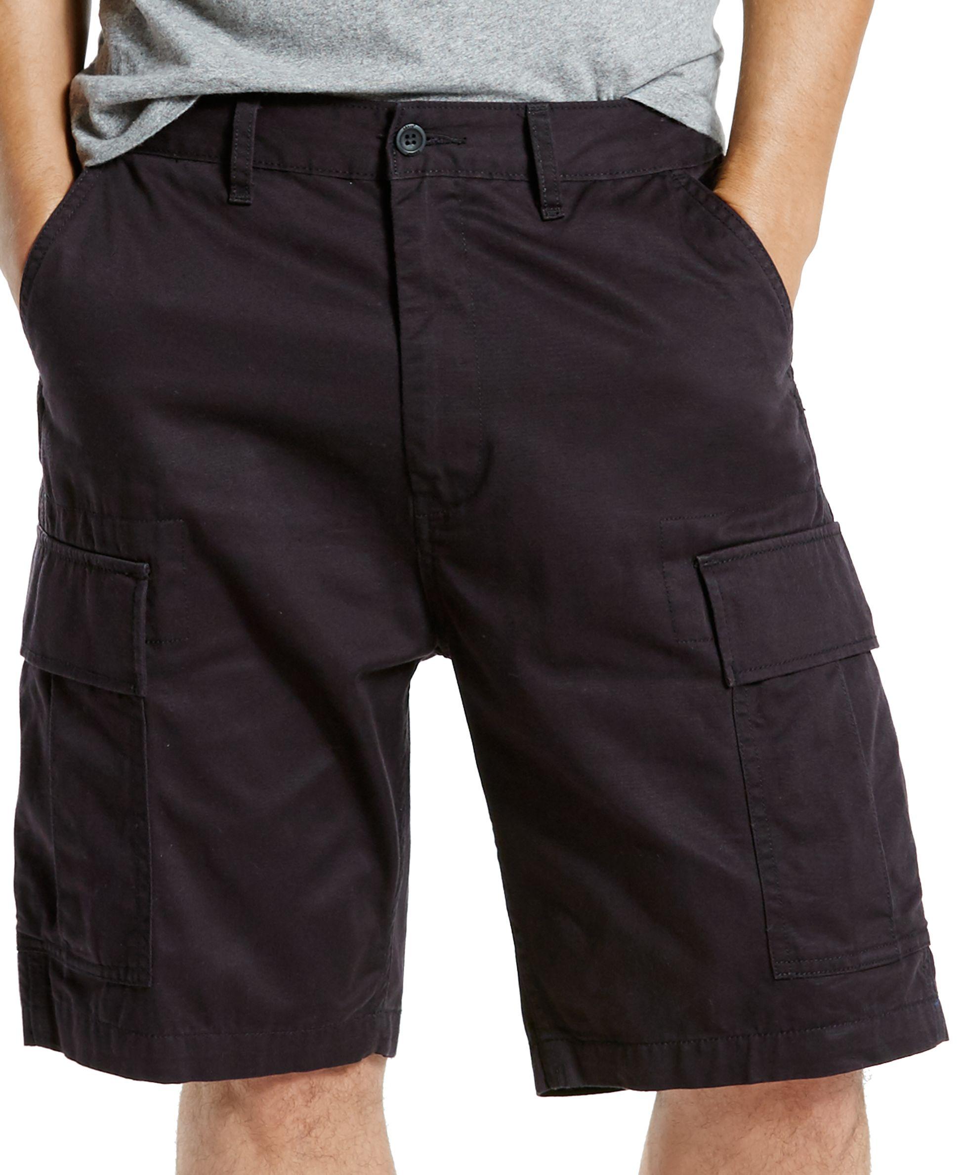 Levi's Men's Carrier Loose-fit Cargo Shorts in Black for Men | Lyst