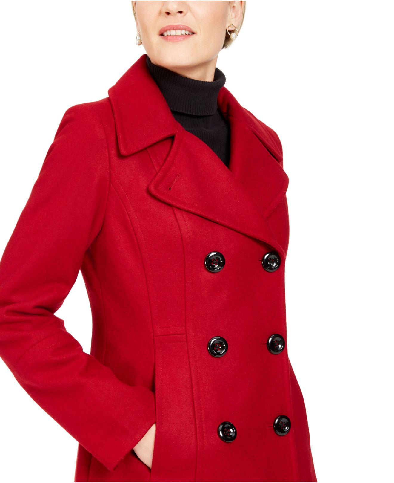 macys petite peacoat