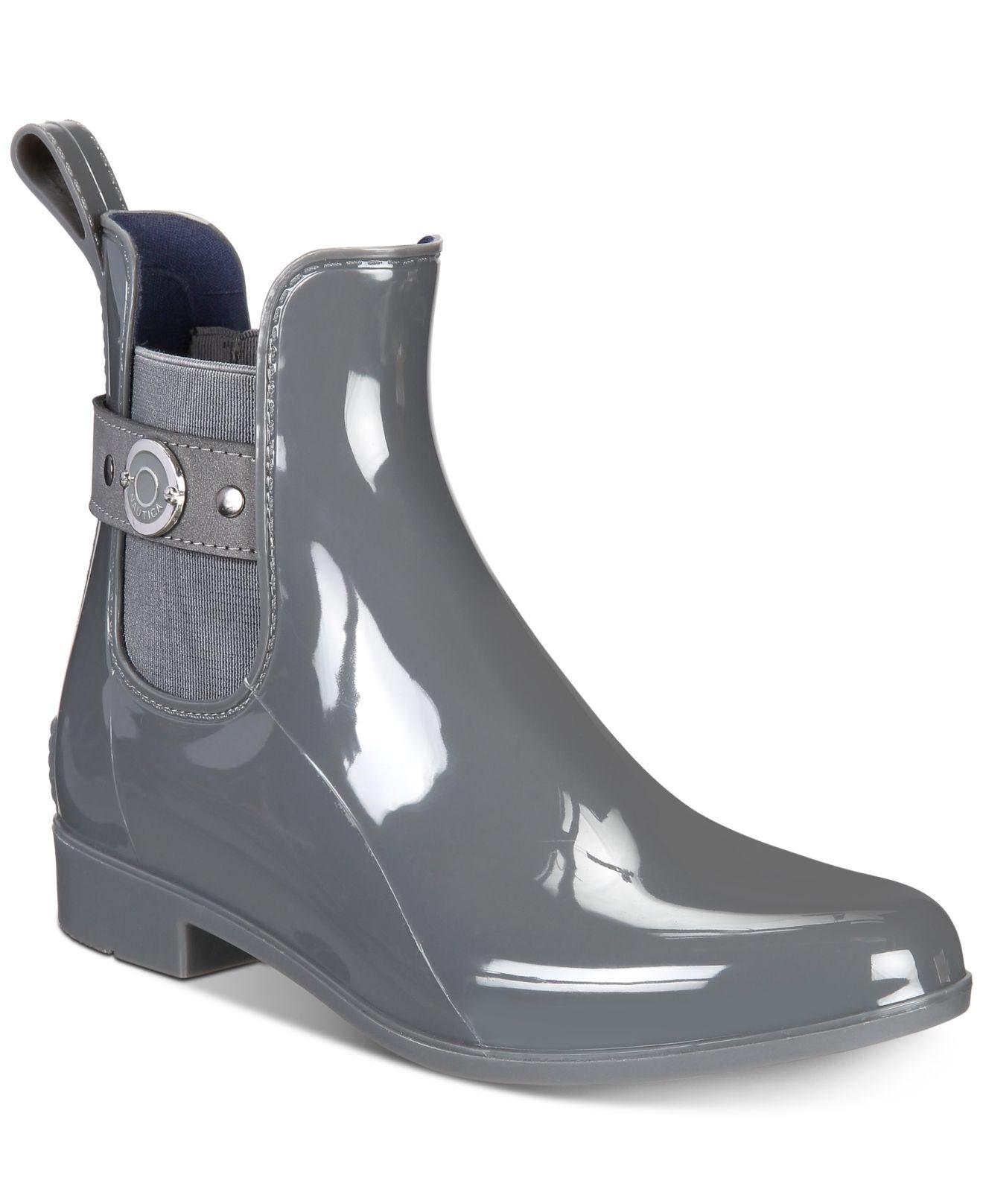 nautica ankle rain boots