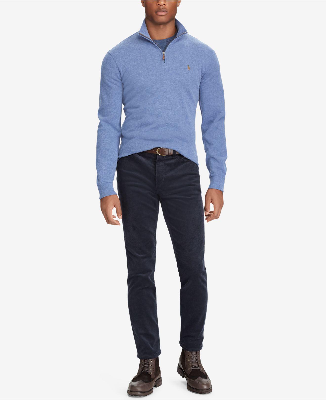 Download Polo Ralph Lauren Cotton Men's Estate-rib Mock-neck ...