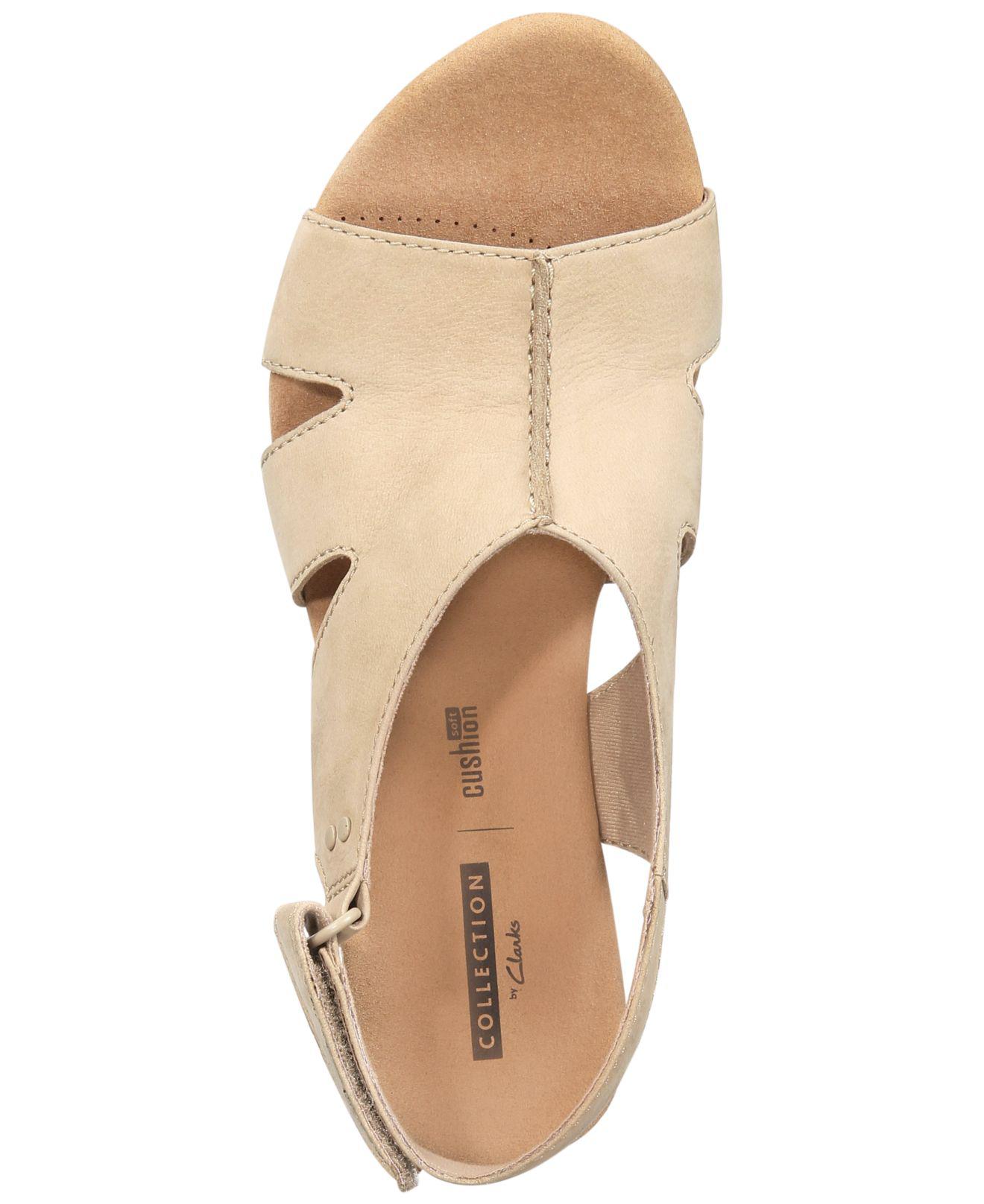 Clarks Annadel Sandals in Natural | Lyst