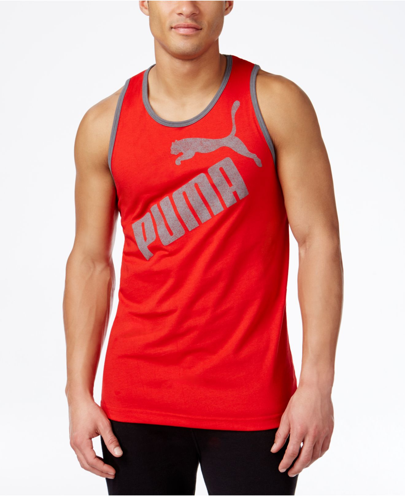 Lyst - Puma Men's Tank Top in Red for Men