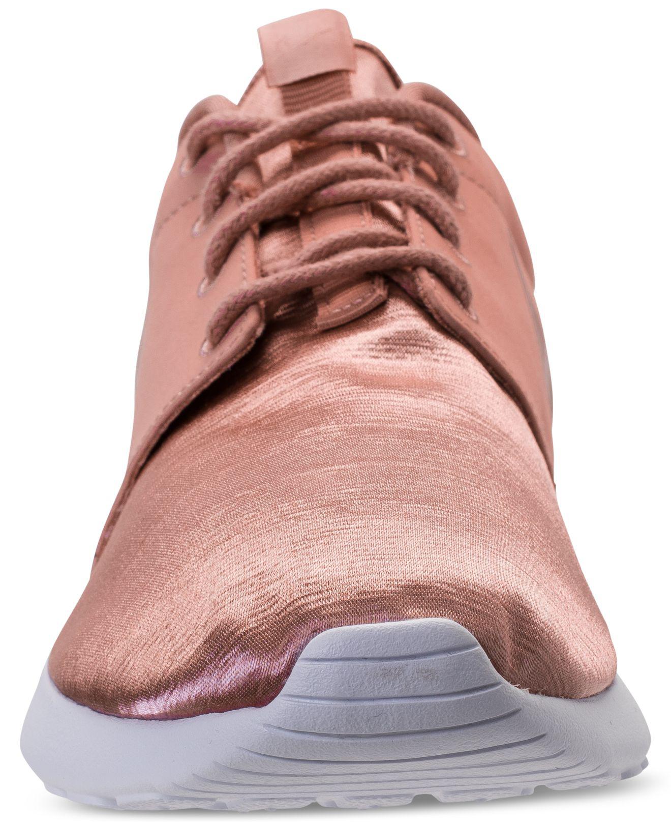 women's roshe one premium casual sneakers from finish line
