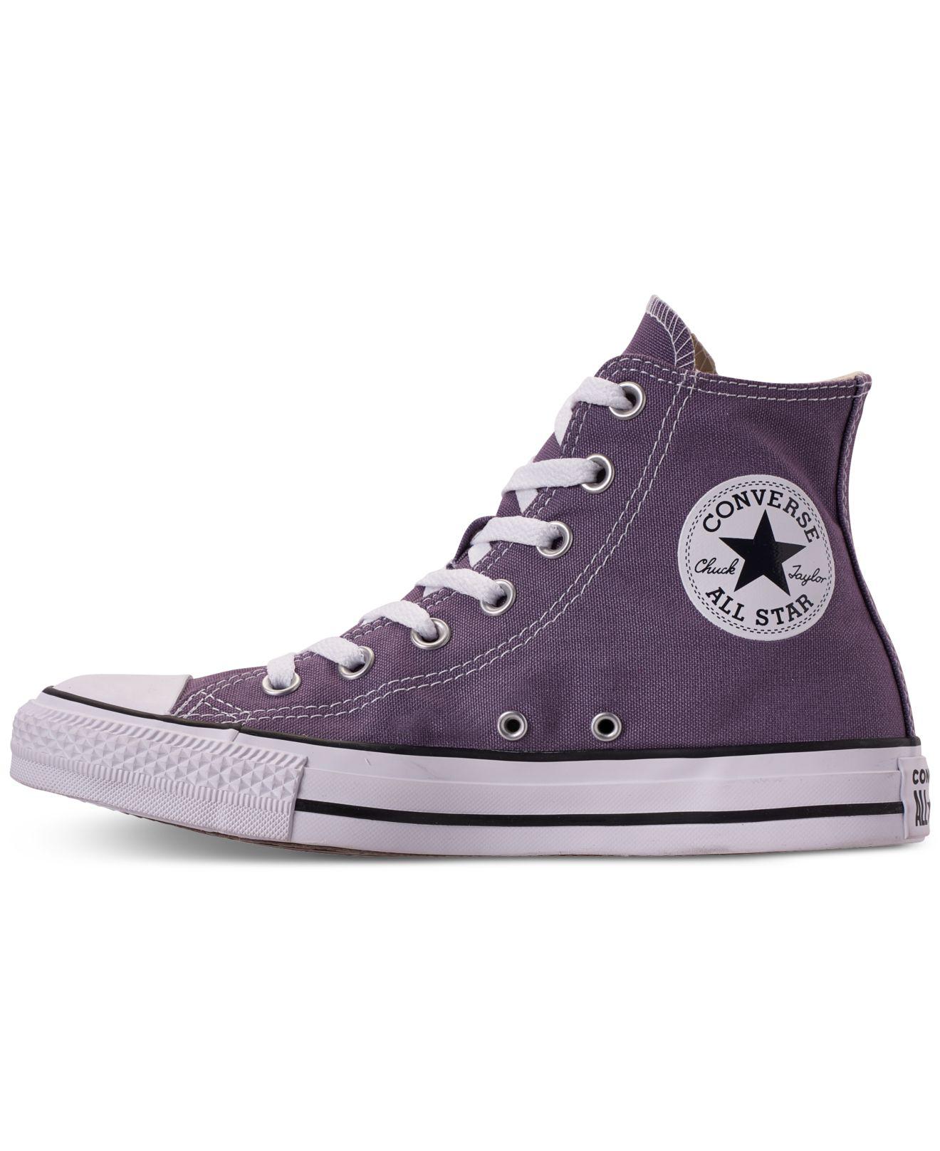 purple chuck taylor high tops