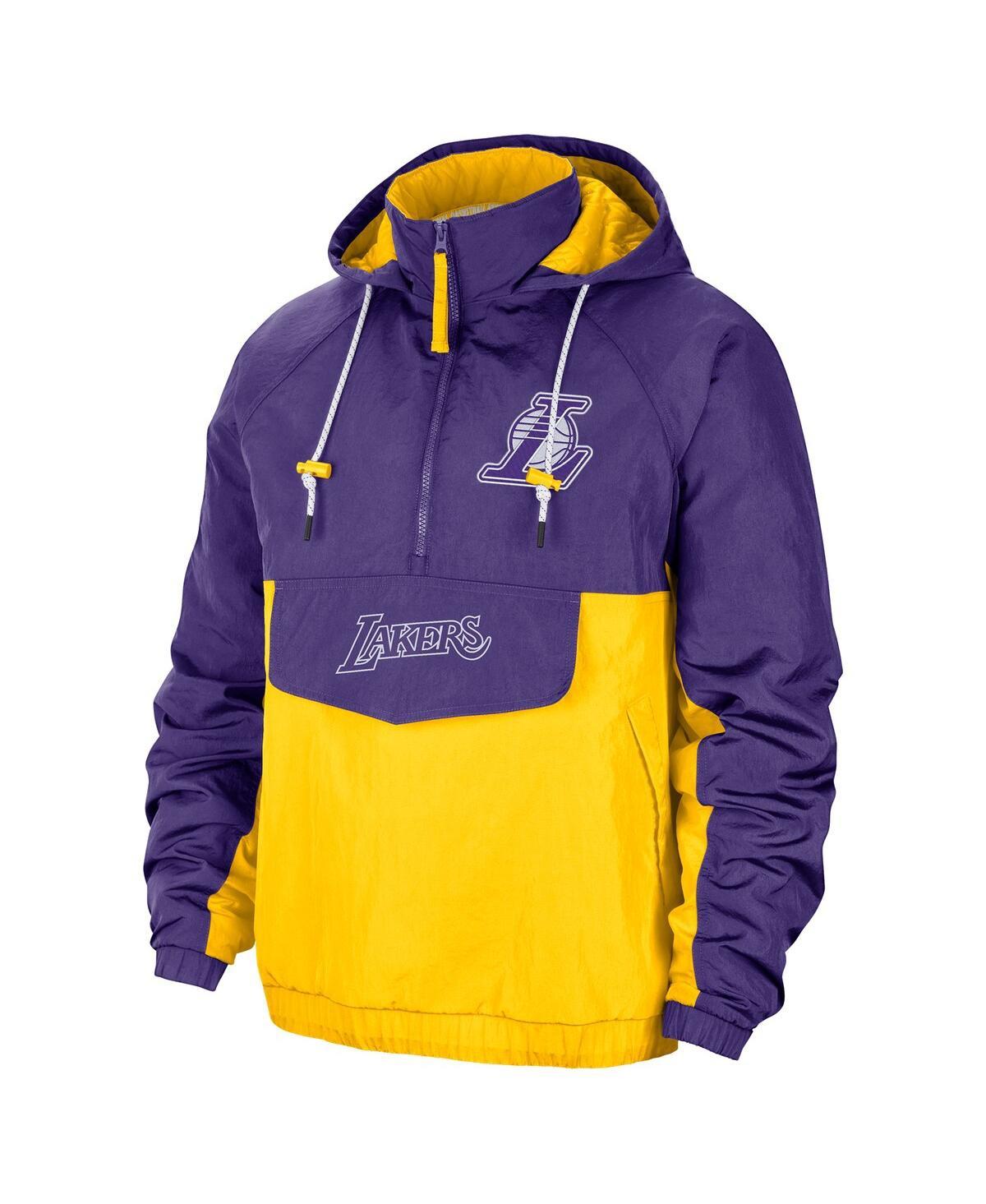 Men's Nike Purple Los Angeles Lakers 2022/23 City Edition Courtside Heavyweight Fleece Pullover Hoodie Size: Large