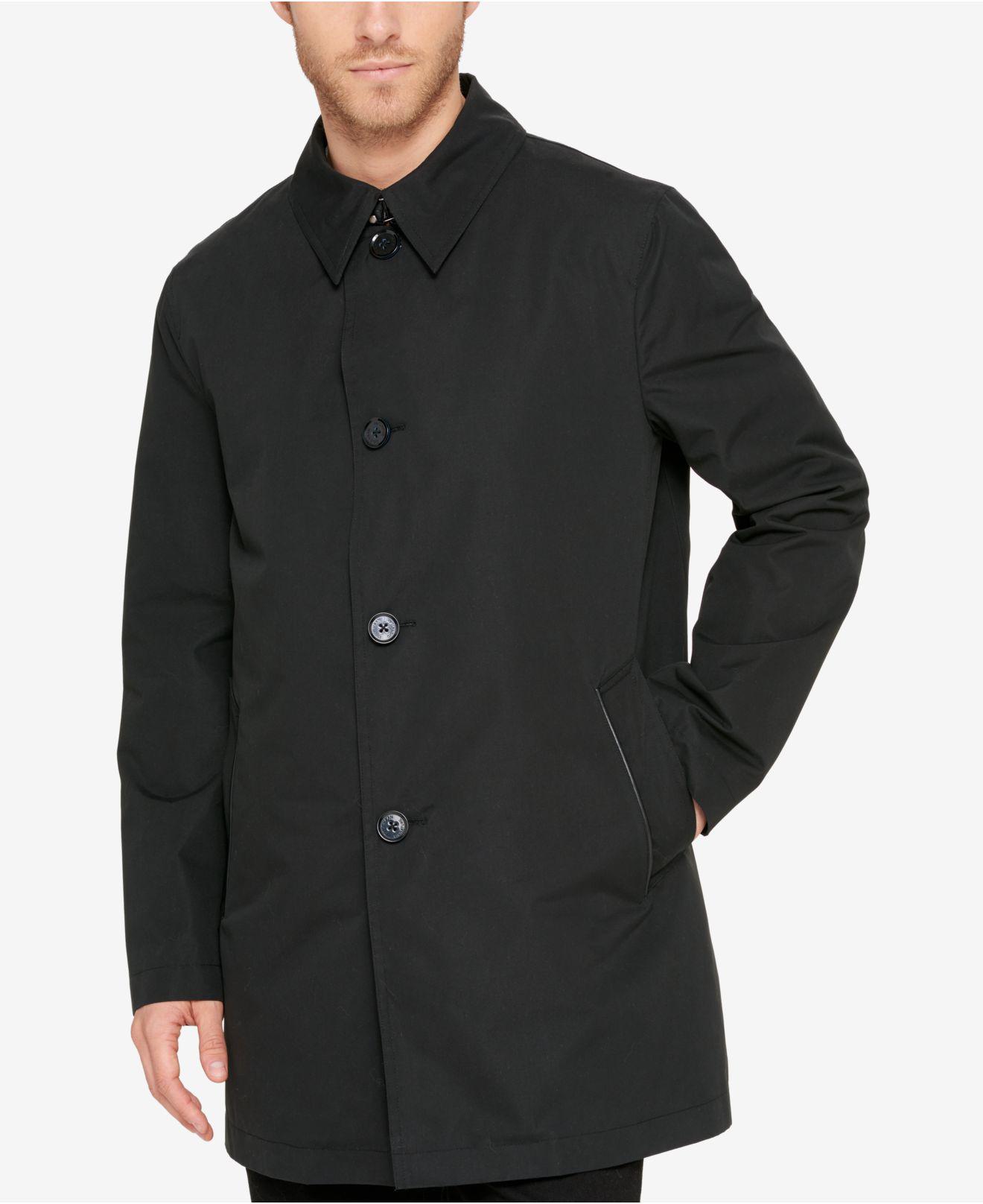 Cole Haan Signature mens 2-in-1 Car Coat With Removable Lining