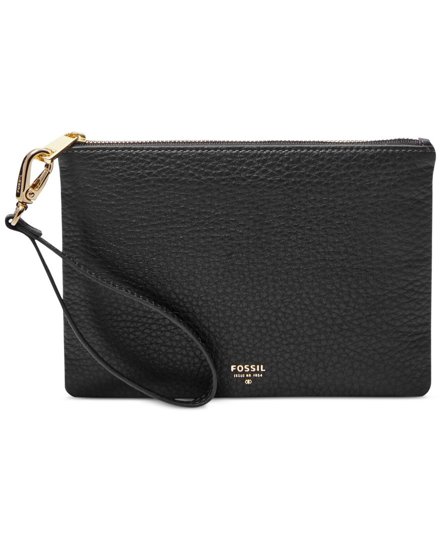 Fossil Wristlet Purse Fossil Classic Leather Wristlet Dillard's